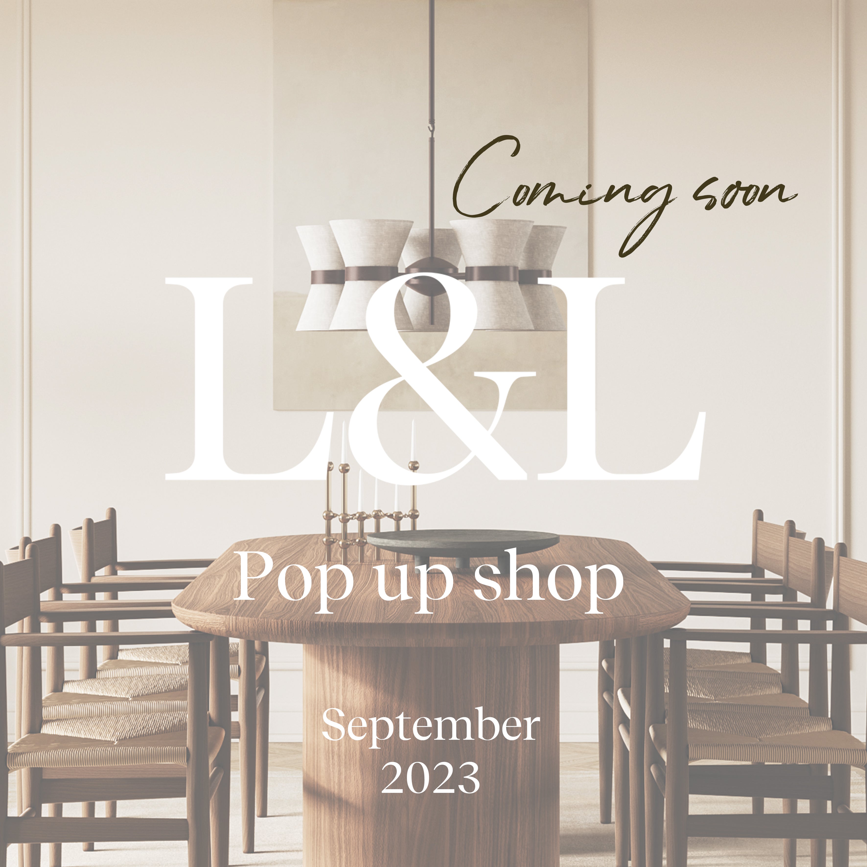 Our debut Pop up Shop