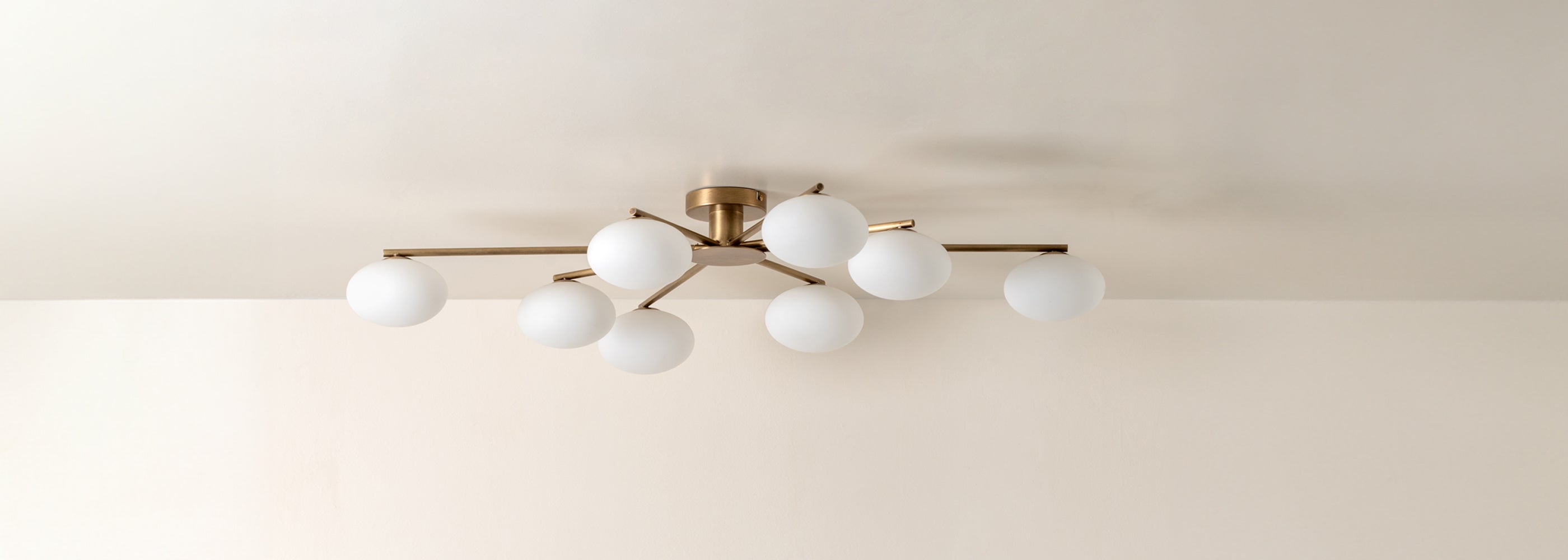 Flush ceiling lights