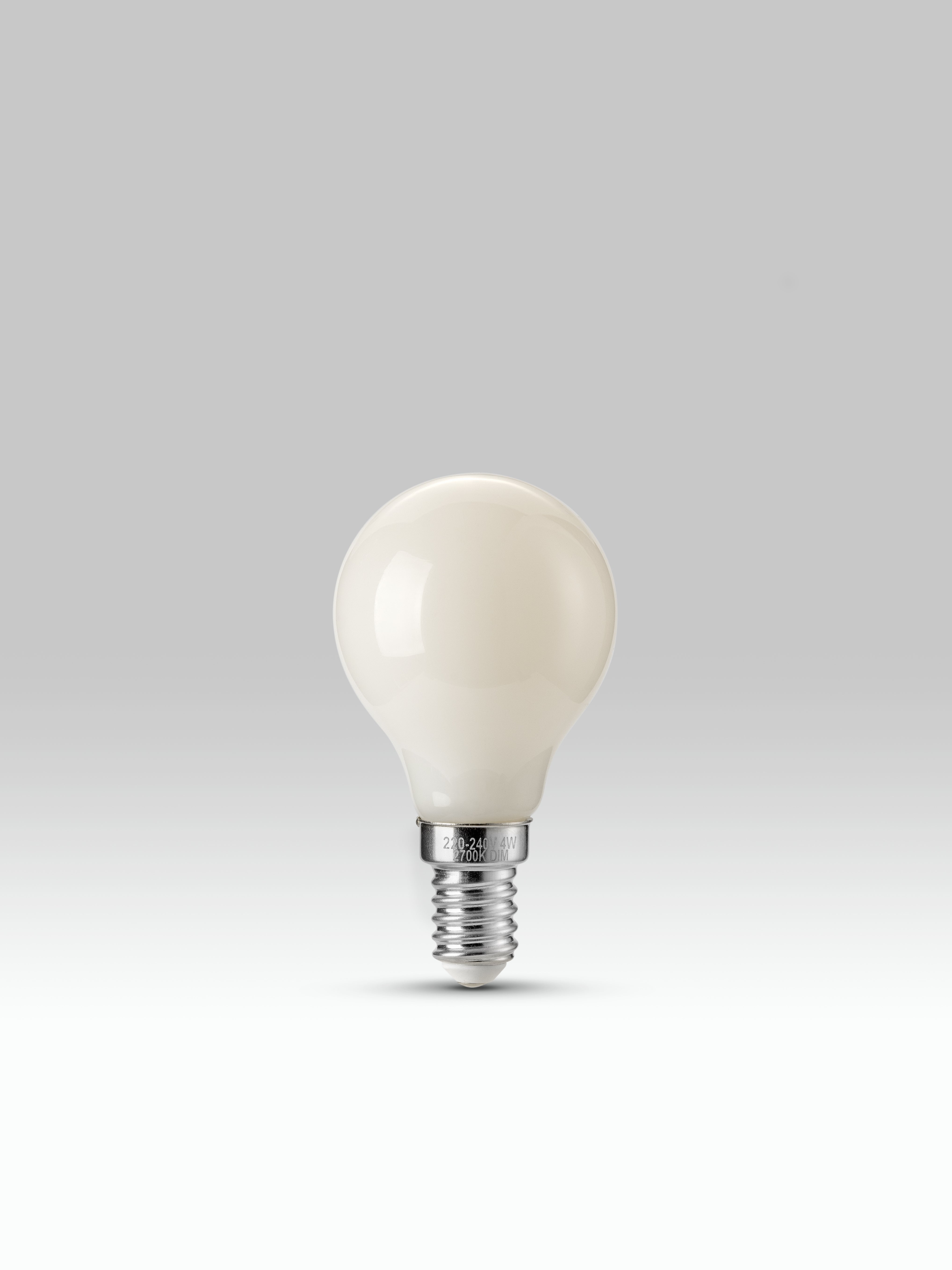 E14 bulb - opal