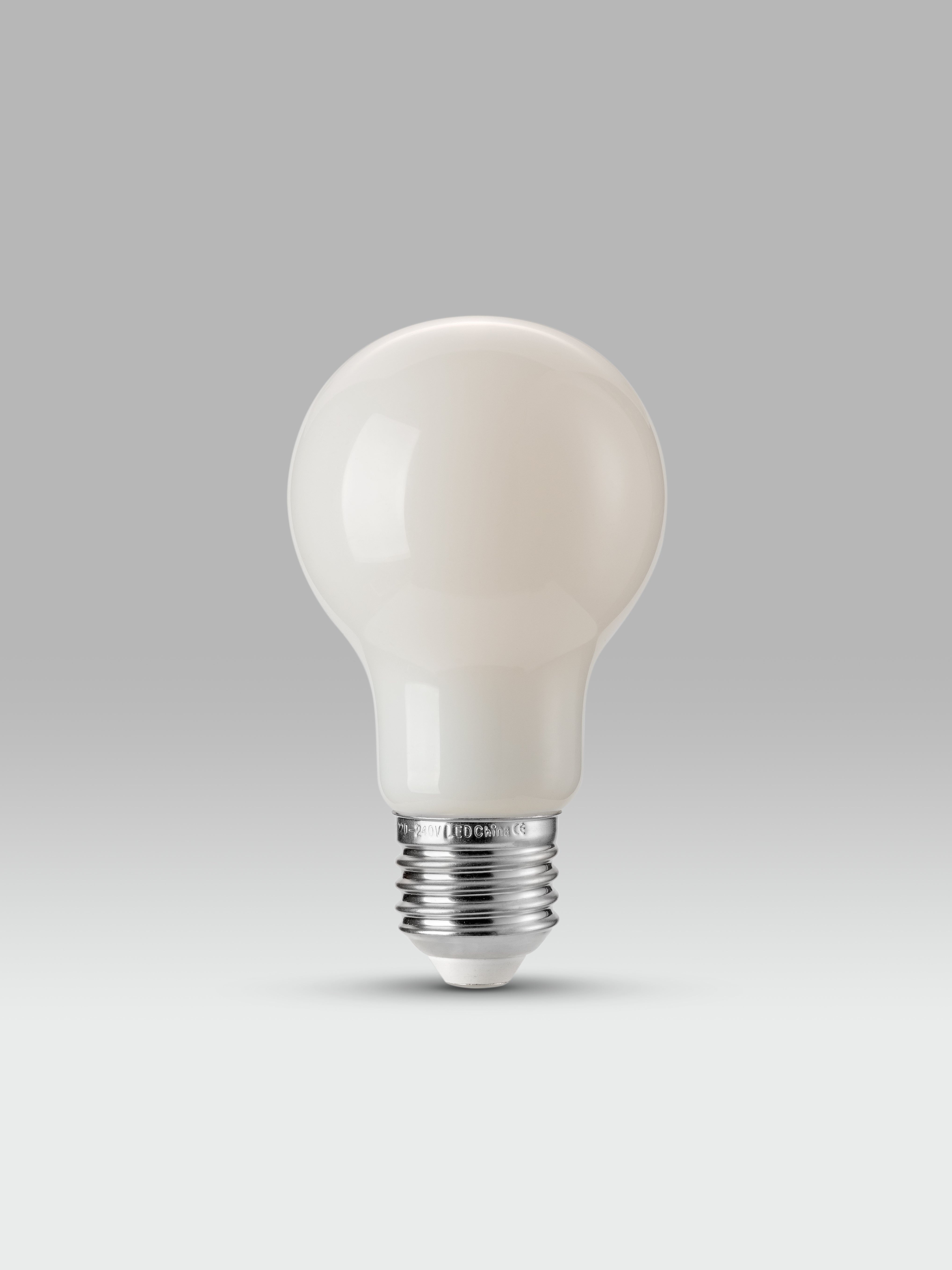 E27 bulb - opal smaller