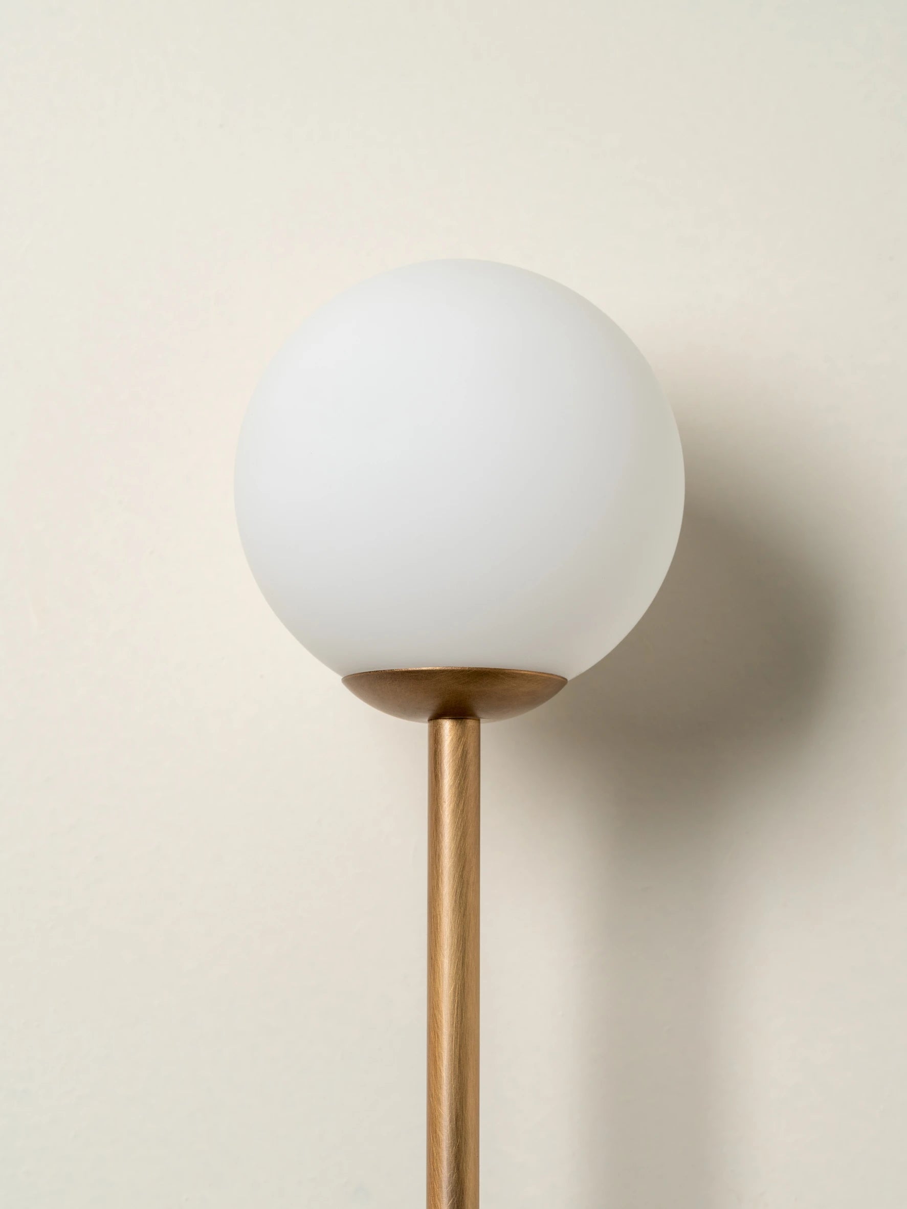 Chelso - aged brass and opal wall light | Wall Light | Lights & Lamps | UK | Modern Affordable Designer Lighting
