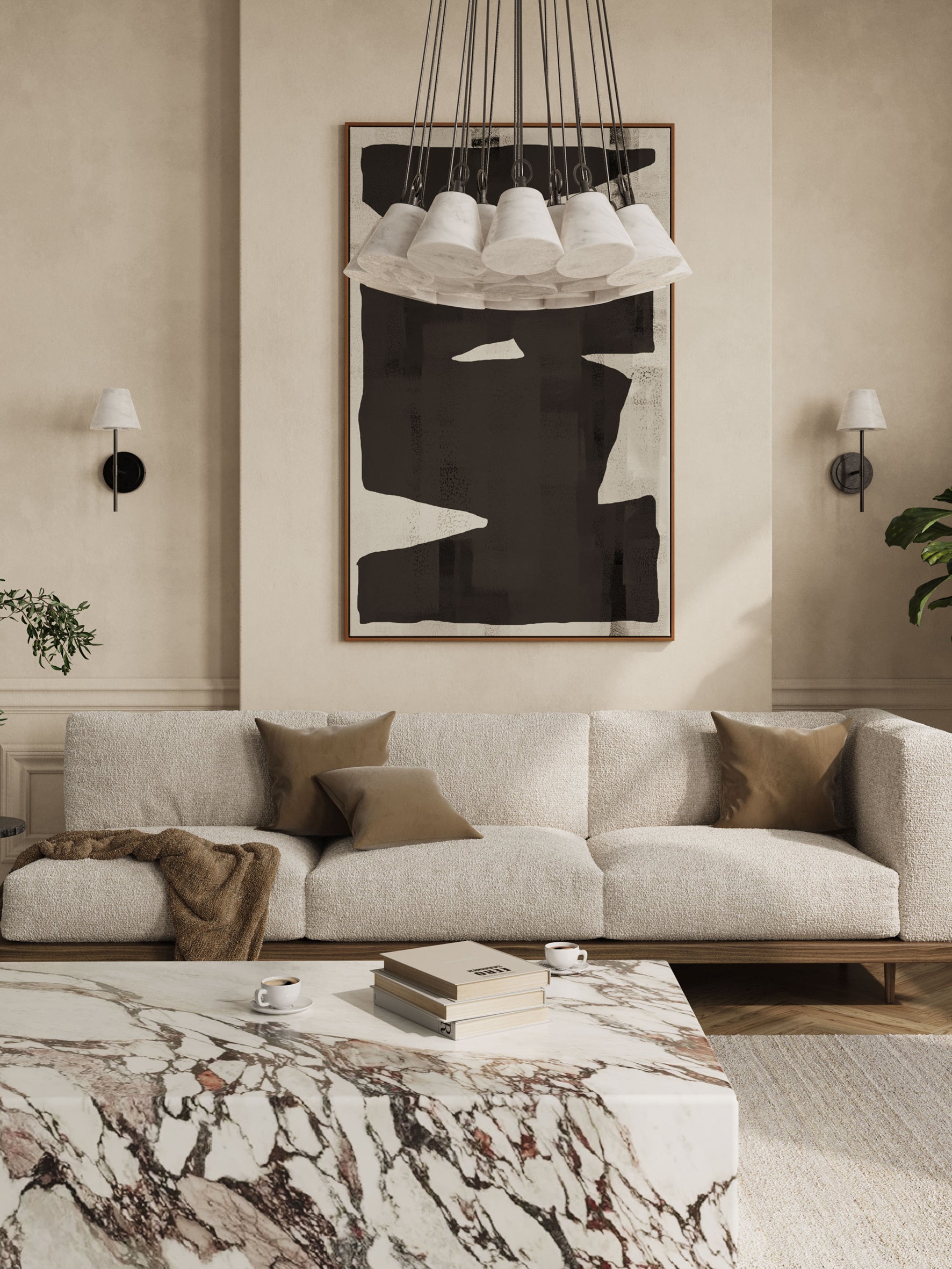 Alba 13 light pendant