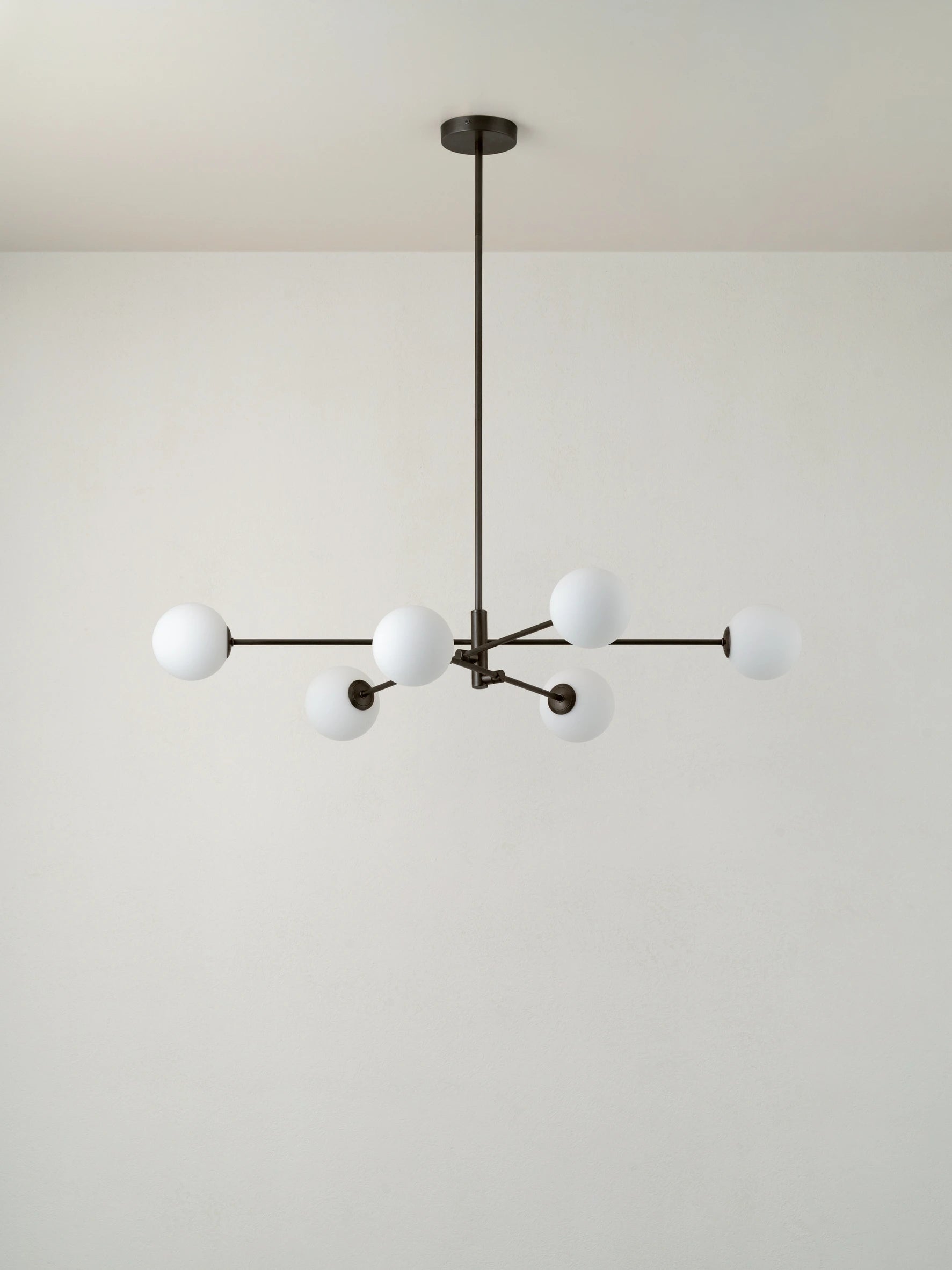 Chelso - 6 light bronze and opal pendant | Ceiling Light | Lights & Lamps | UK | Modern Affordable Designer Lighting