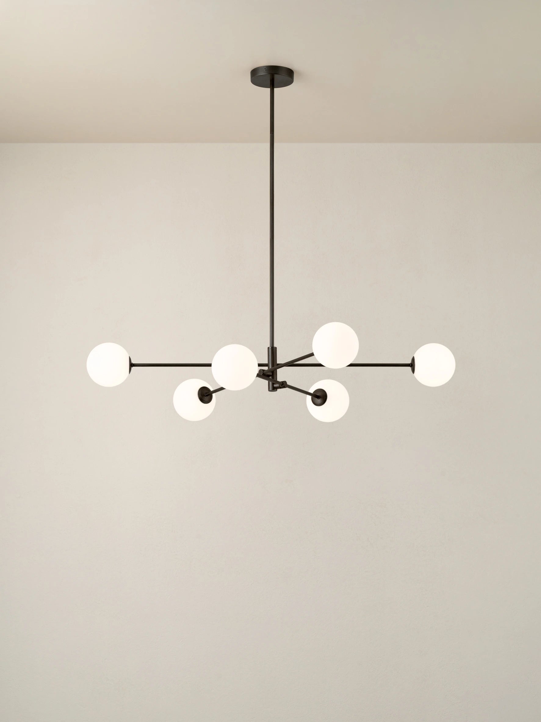 Chelso - 6 light bronze and opal pendant | Ceiling Light | Lights & Lamps | UK | Modern Affordable Designer Lighting