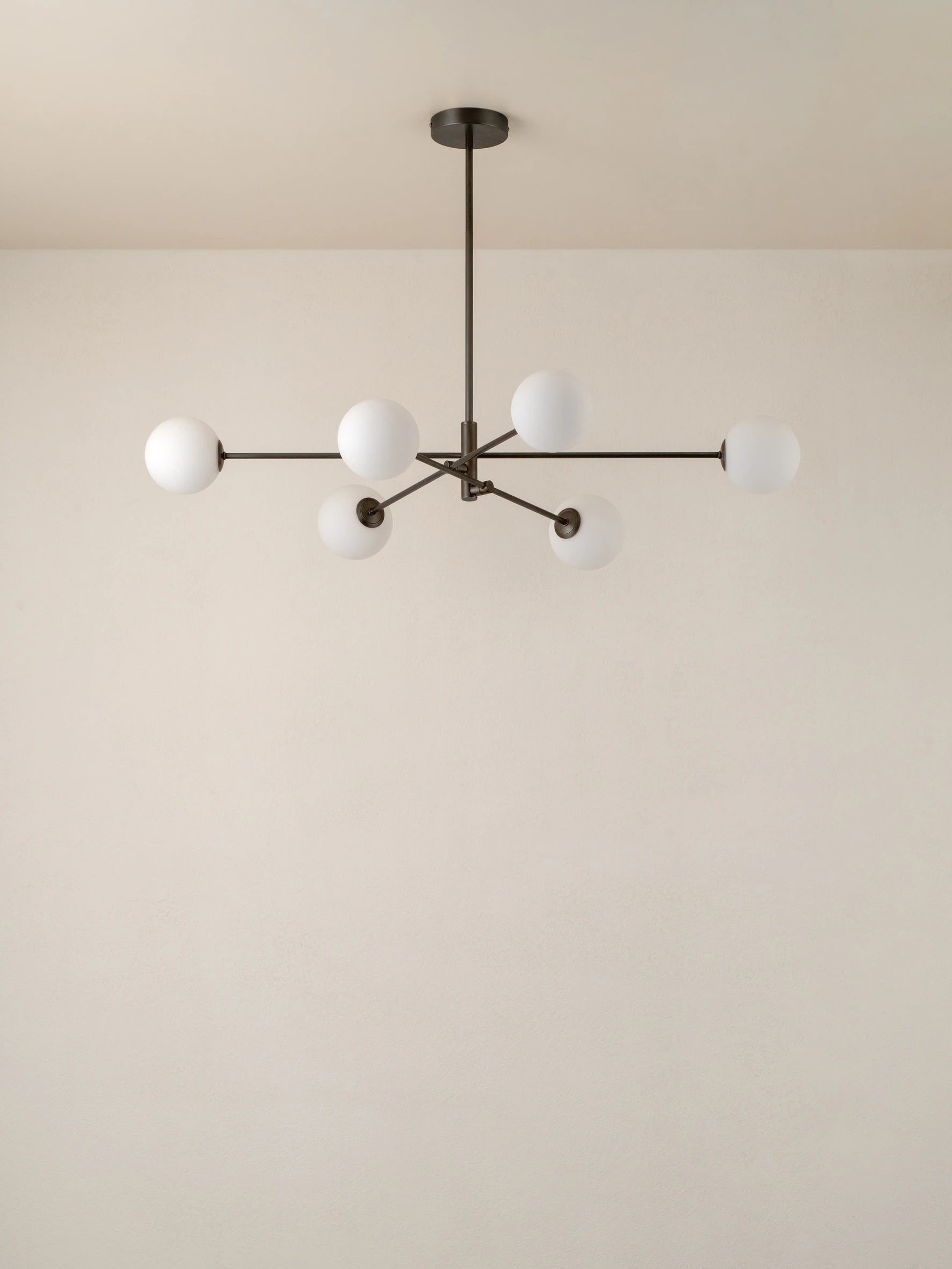 Chelso - 6 light bronze and opal pendant | Ceiling Light | Lights & Lamps | UK | Modern Affordable Designer Lighting