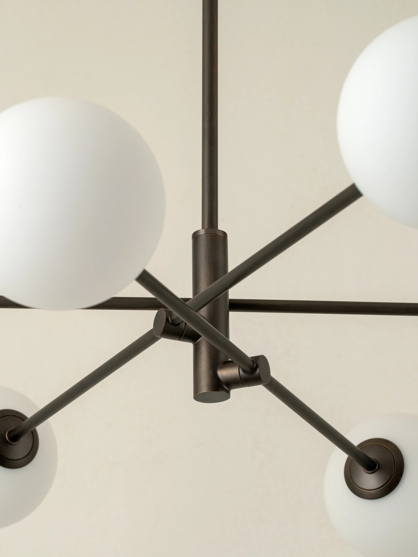 Chelso - 6 light bronze and opal pendant | Ceiling Light | Lights & Lamps | UK | Modern Affordable Designer Lighting