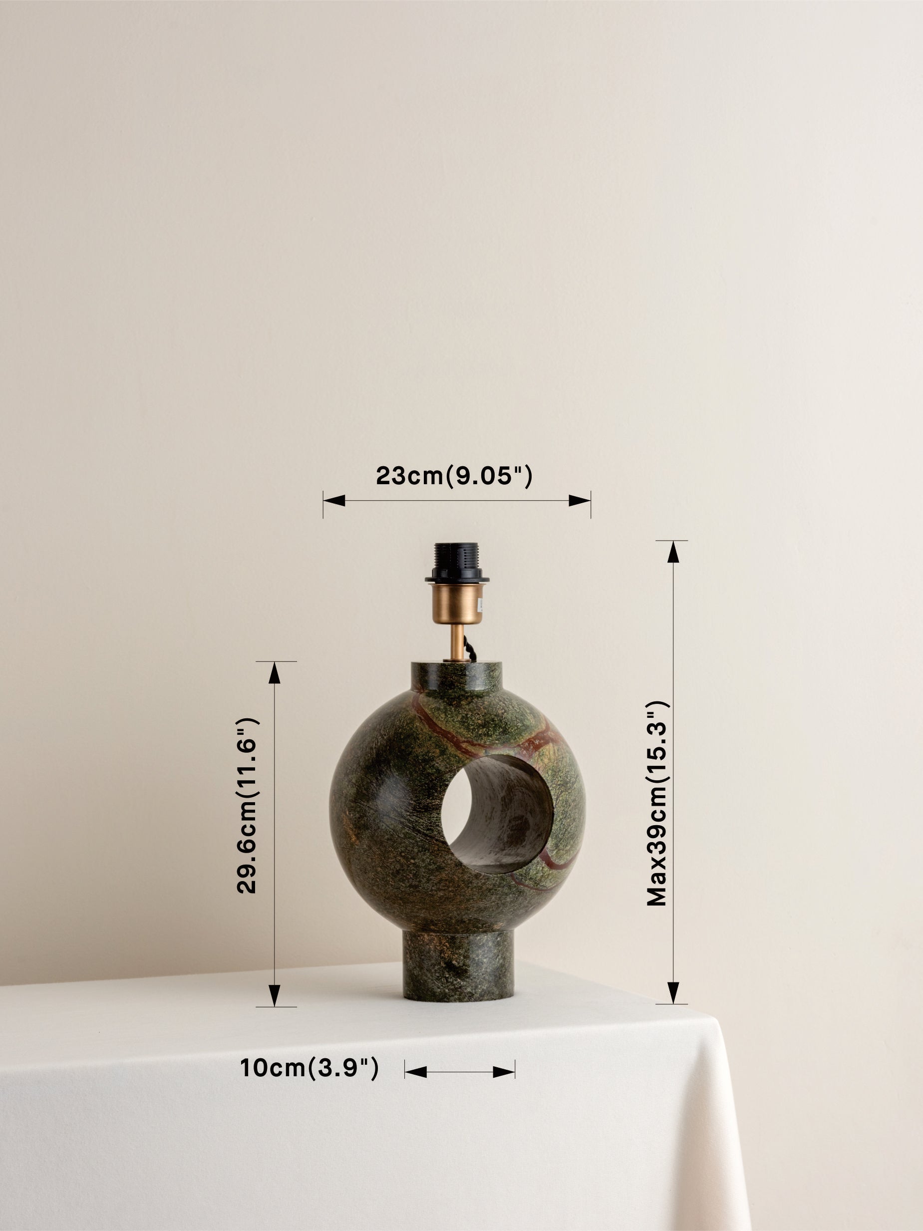 Edition 1.1 - marble table lamp base