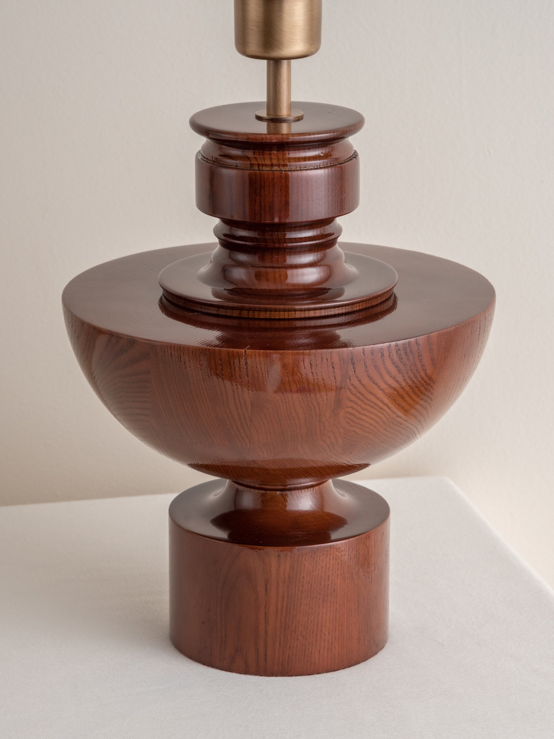 Edition 1.2 - spun wood table lamp base