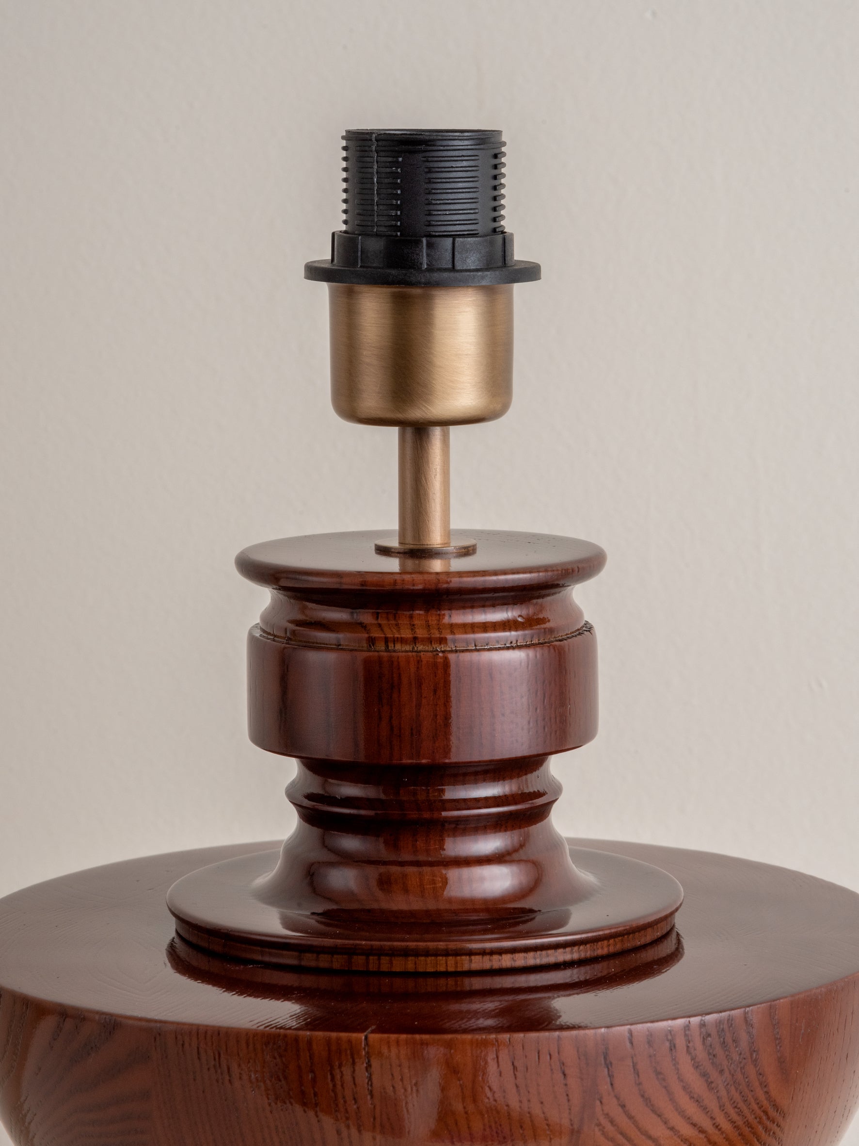 Edition 1.2 - spun wood table lamp base
