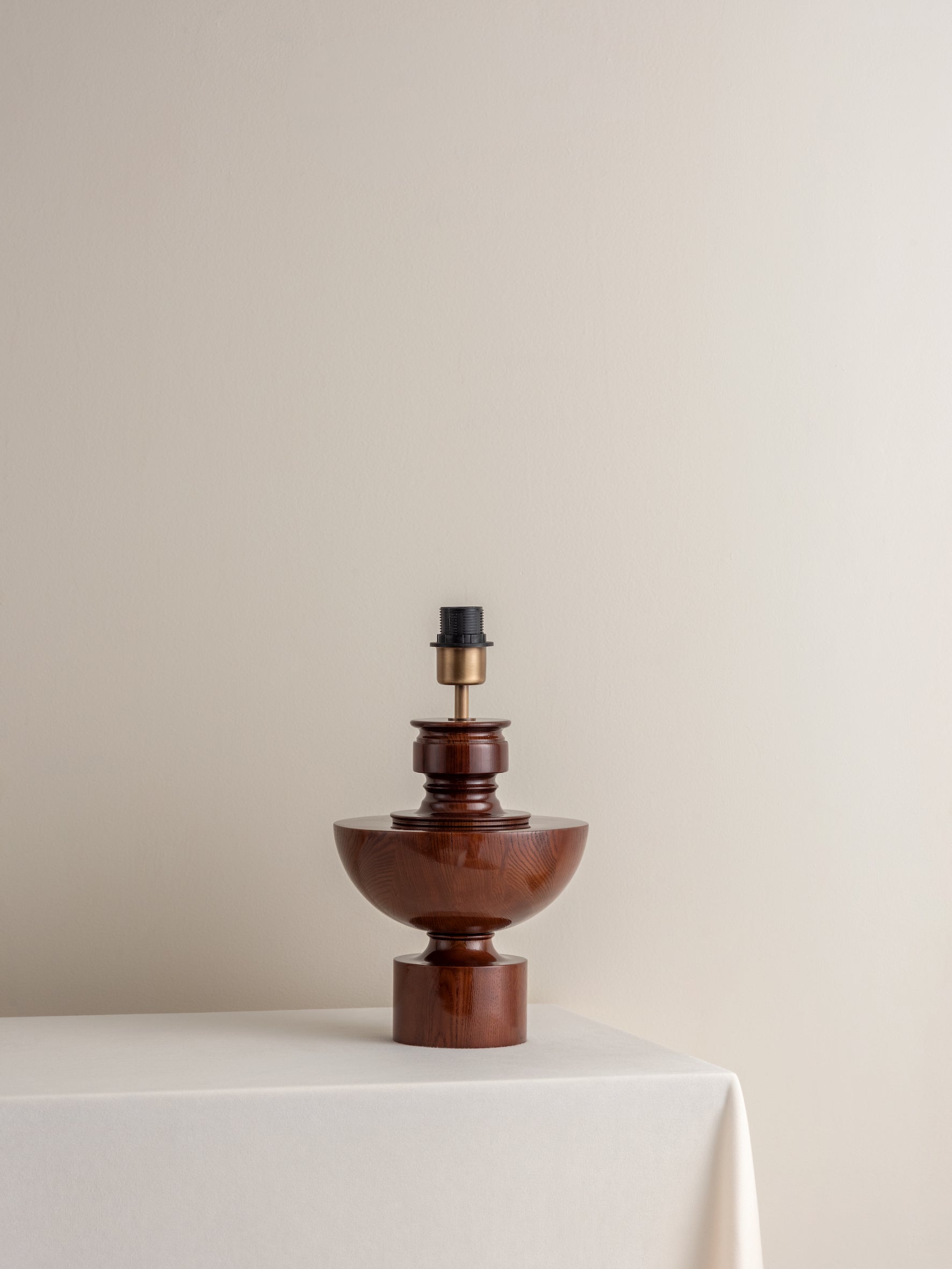 Edition 1.2 - spun wood table lamp - base only | Table Lamp | Lights & Lamps | UK | Modern Affordable Designer Lighting