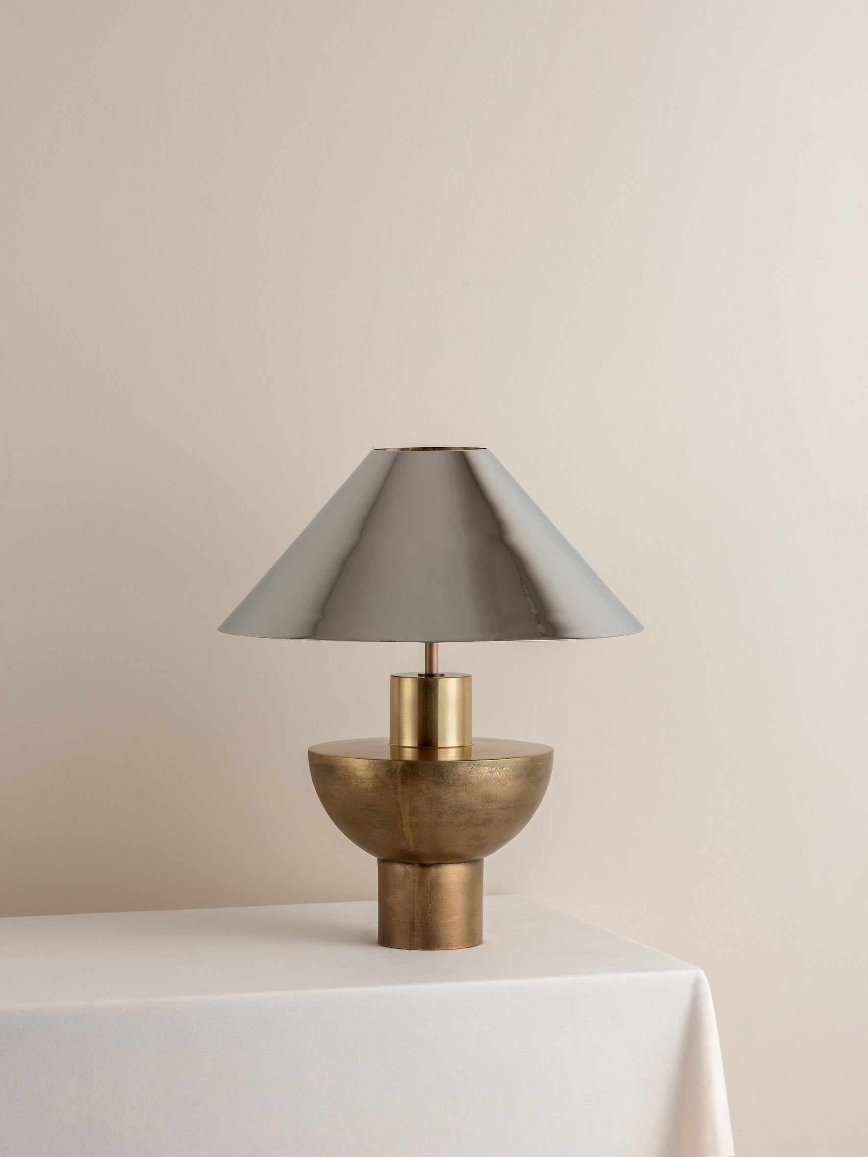 Brass and chrome cheap table lamps