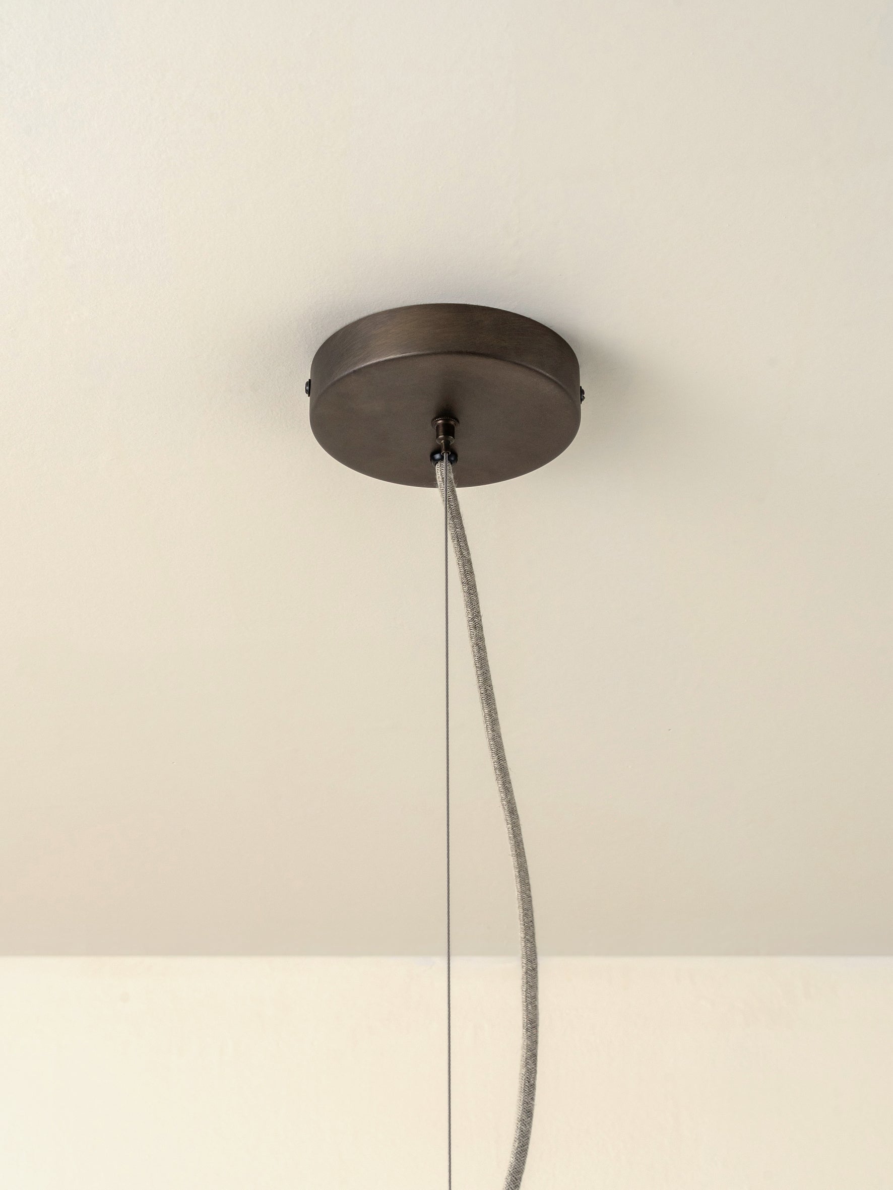 Folia - large scalloped natural linen pendant | Ceiling Light | Lights & Lamps | UK | Modern Affordable Designer Lighting