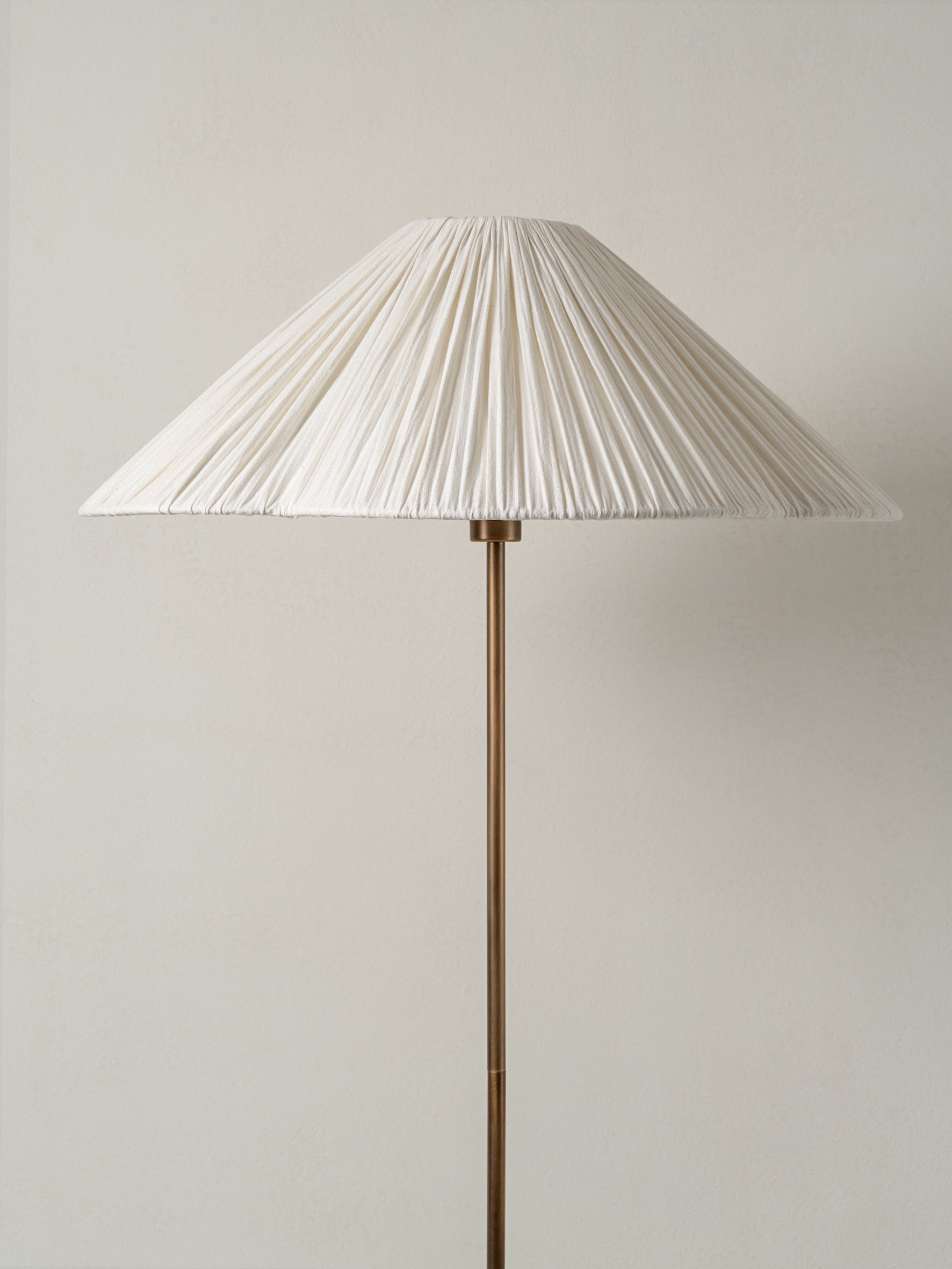 Lindi - scalloped pleated linen floor lamp | | Lights & Lamps | UK | Modern Affordable Designer Lighting