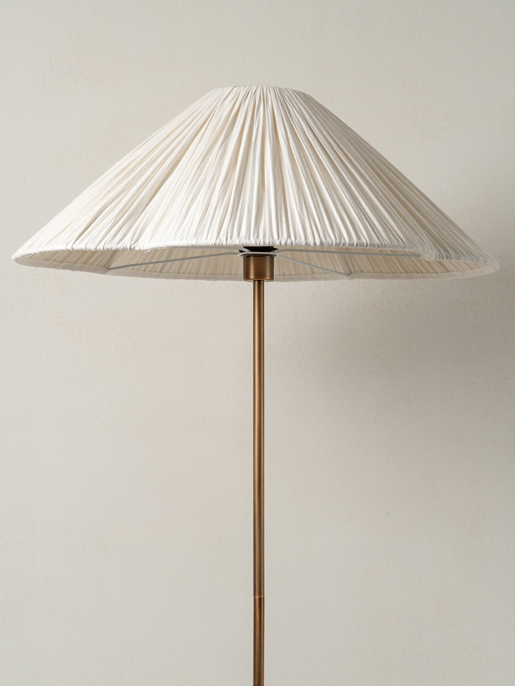 Lindi - scalloped pleated linen floor lamp | | Lights & Lamps | UK | Modern Affordable Designer Lighting