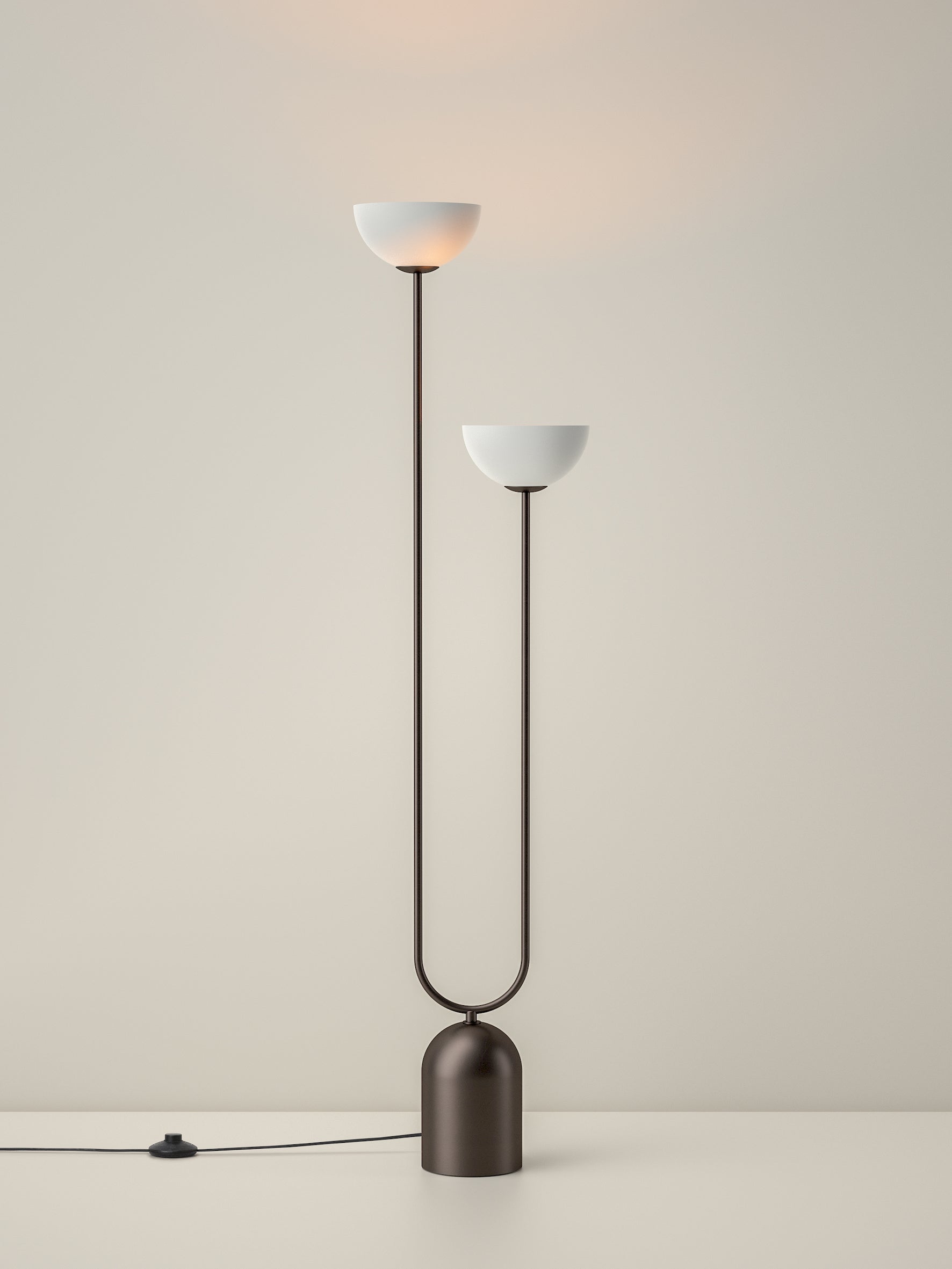 Ruzo - bronze and porcelain floor lamp | Floor Lamp | Lights & Lamps | UK | Modern Affordable Designer Lighting
