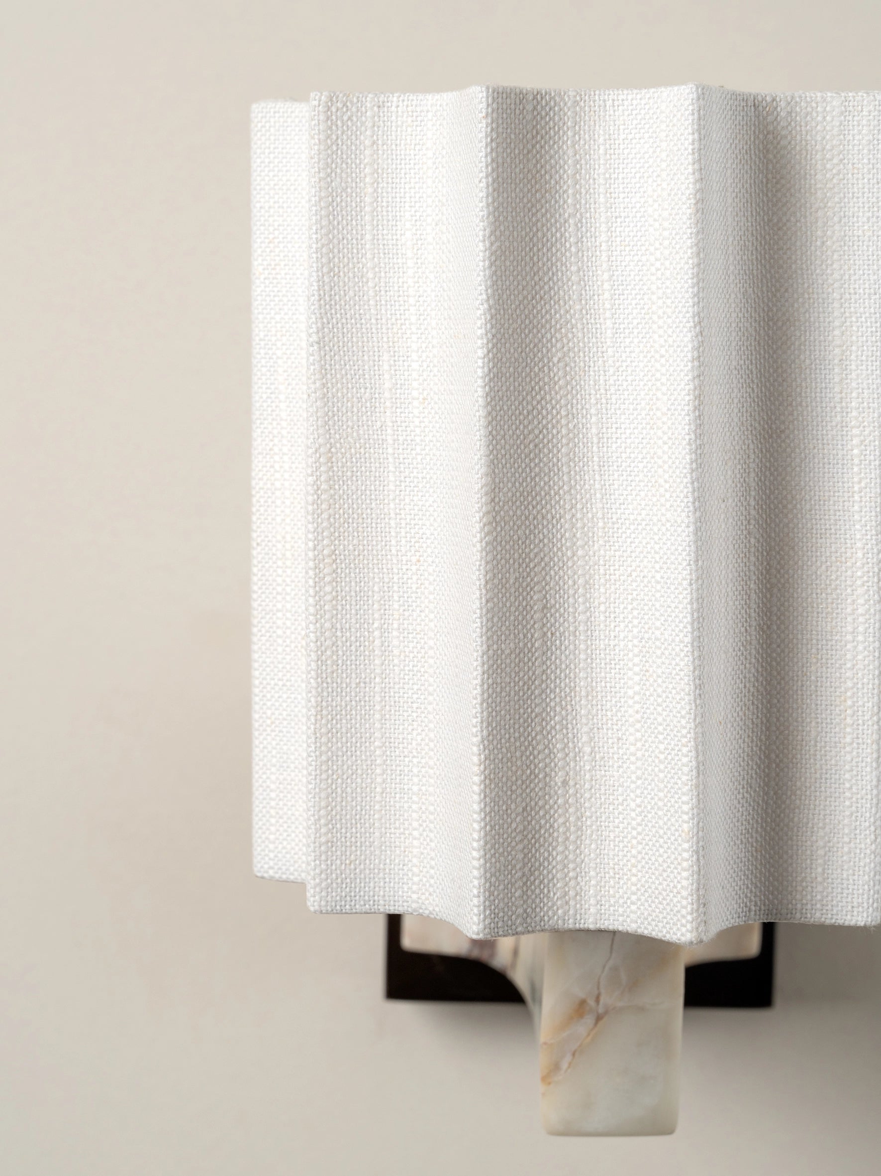 Viotti - Calacatta Viola marble and linen wall light | Wall light | lights & lamps | Modern affordable designer lighting