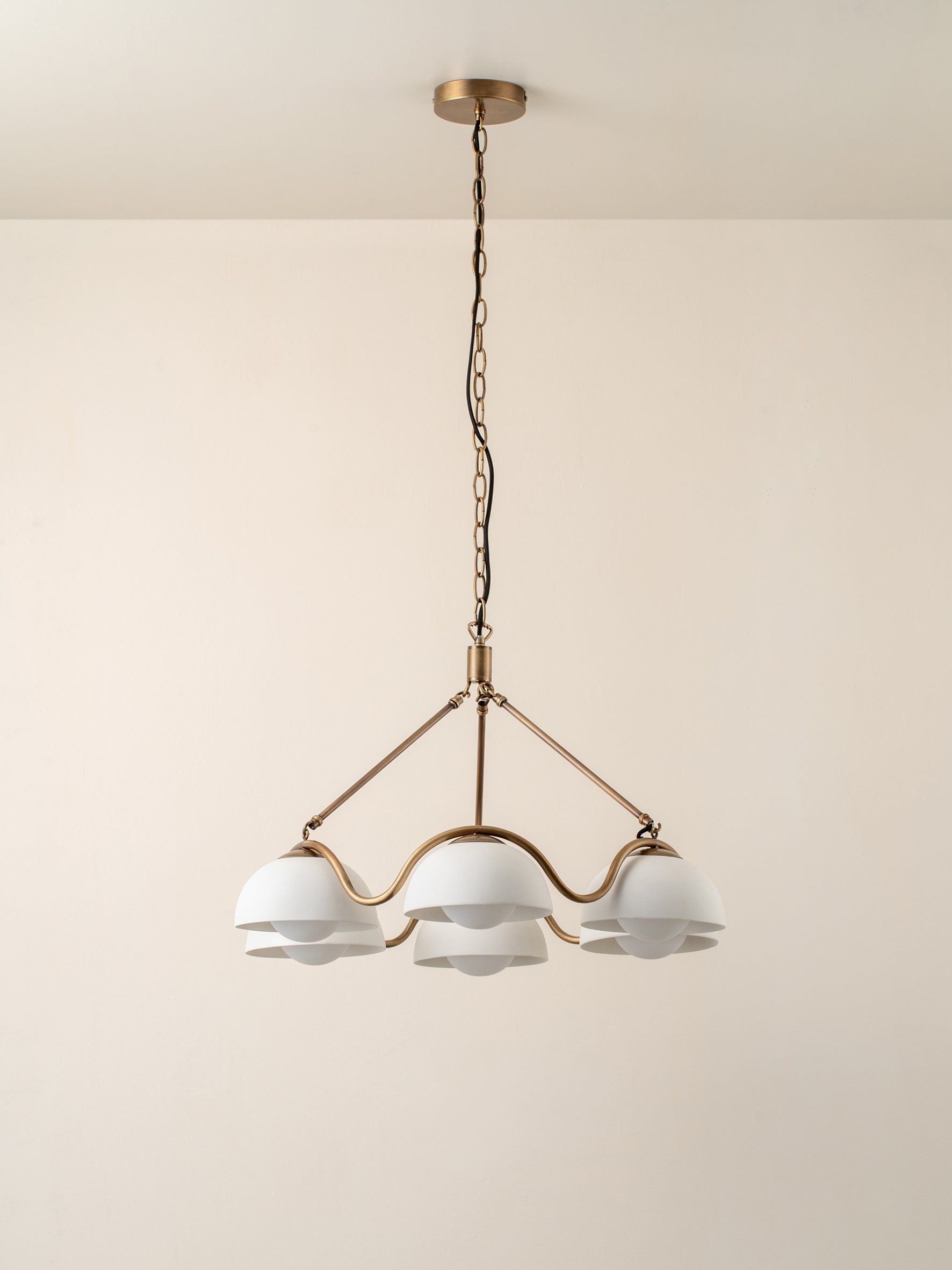 White modern hot sale light fixture