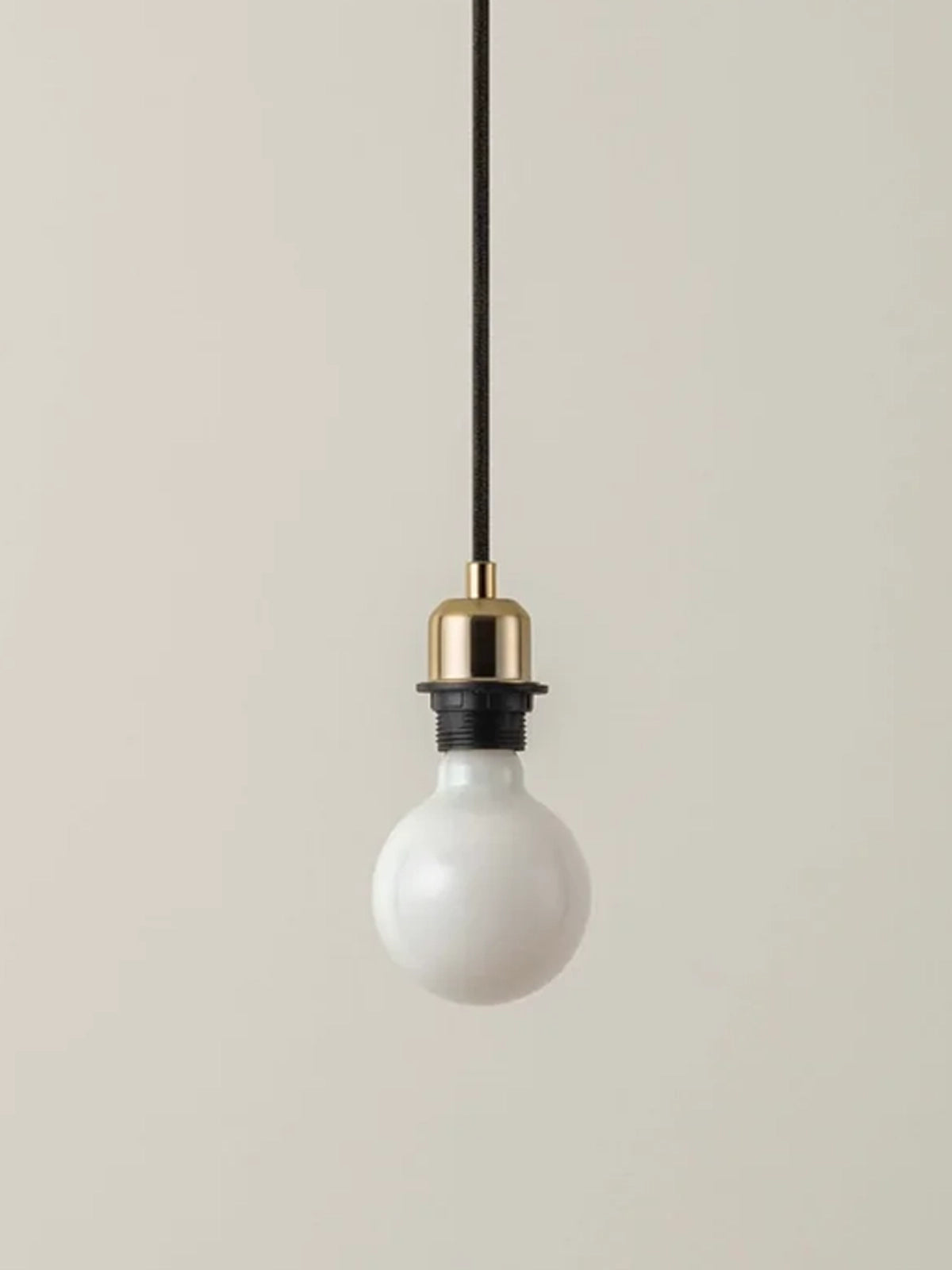 Capel - 1 light brass drop cap lampholder kit | Ceiling Light | Lights & Lamps | UK | Modern Affordable Designer Lighting