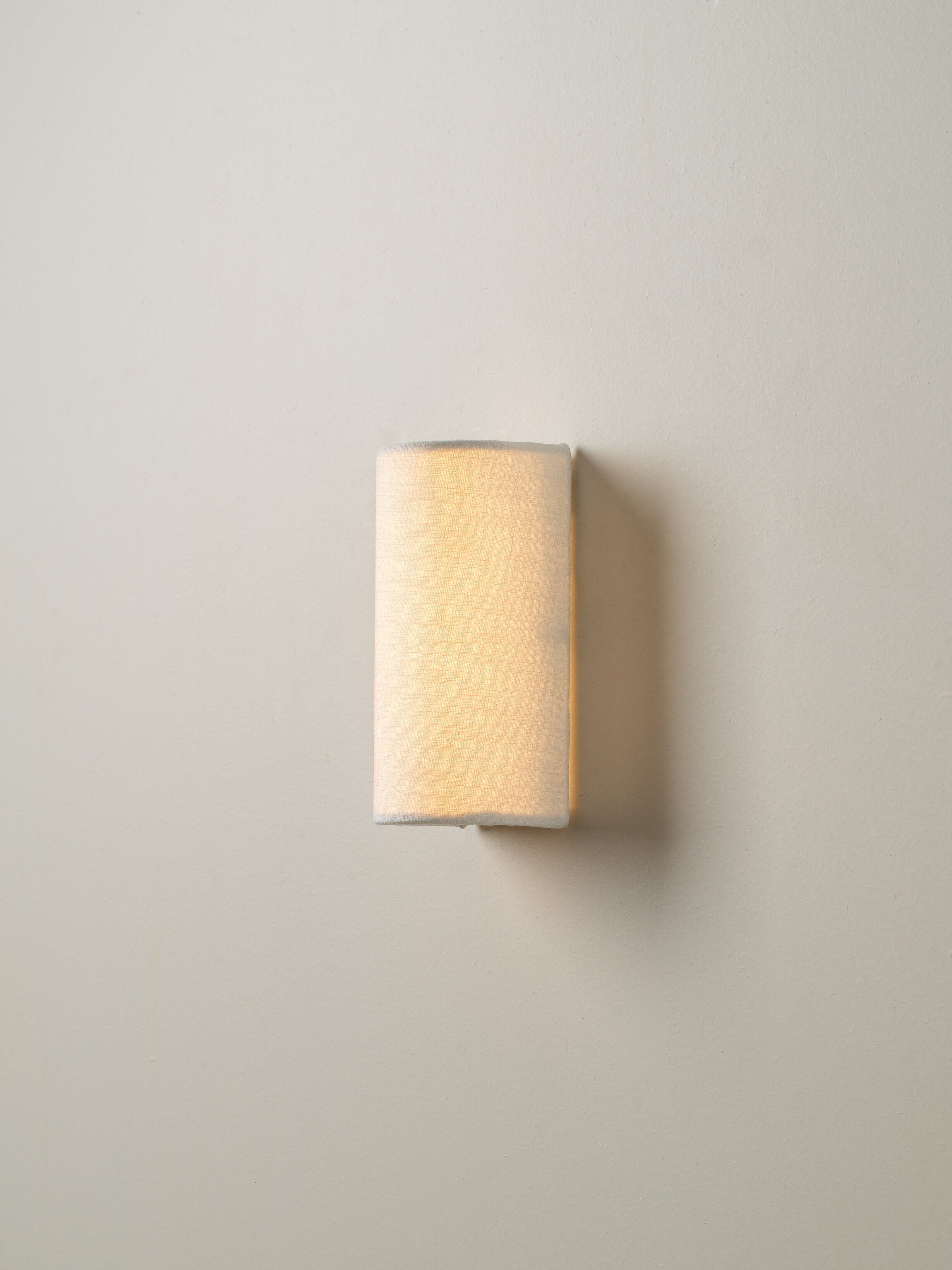 Folia - natural linen single wall light | Wall light | lights & lamps | Modern affordable designer lighting
