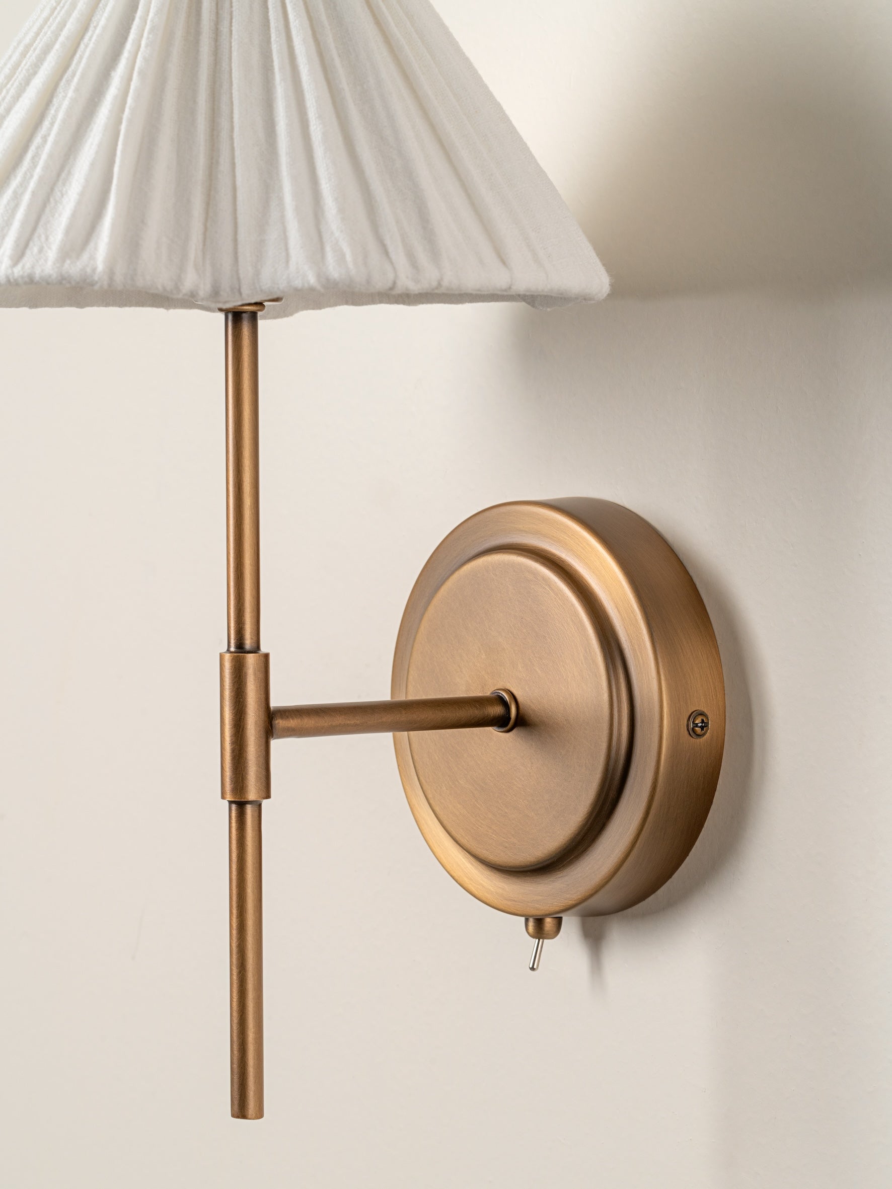 Lindi - scalloped pleated linen wall light | | Lights & Lamps | UK | Modern Affordable Designer Lighting