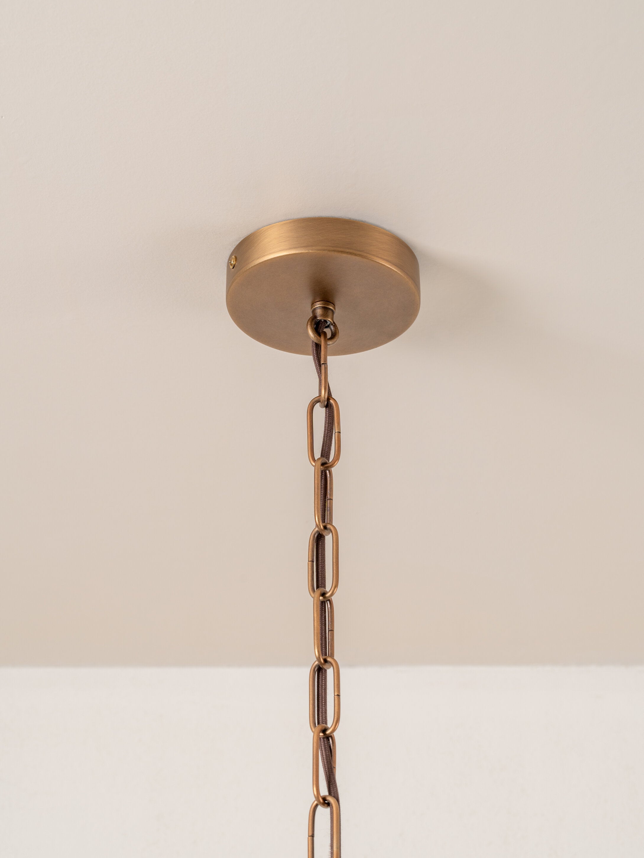 Petalia - 9 light aged brass and smoked chocolate glass tube wide chandelier | Chandelier | lights & lamps | US | Modern affordable designer lighting