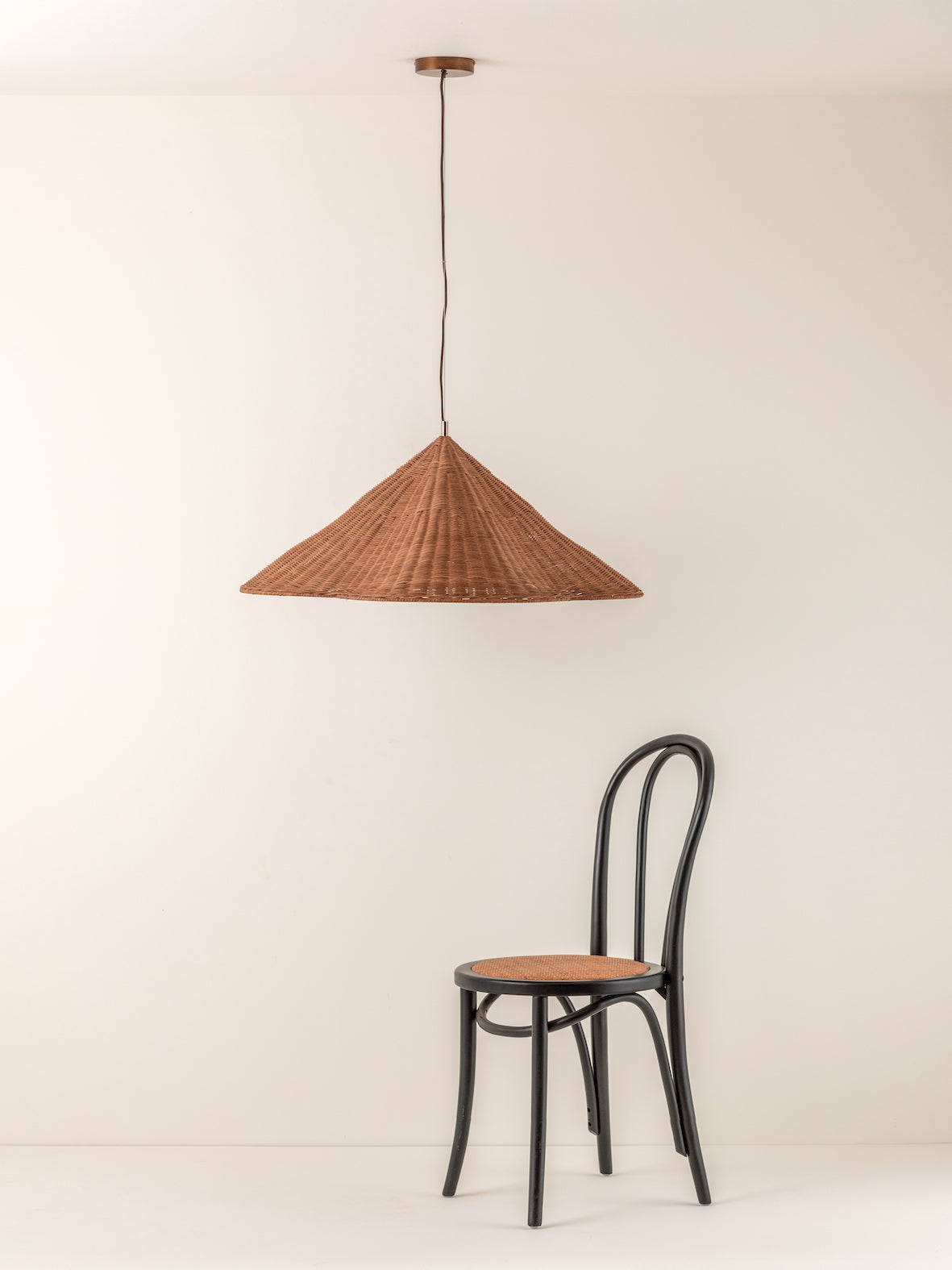 Bardi - 1 light oversized scalloped rattan pendant | Ceiling Light | Lights & Lamps | UK | Modern Affordable Designer Lighting