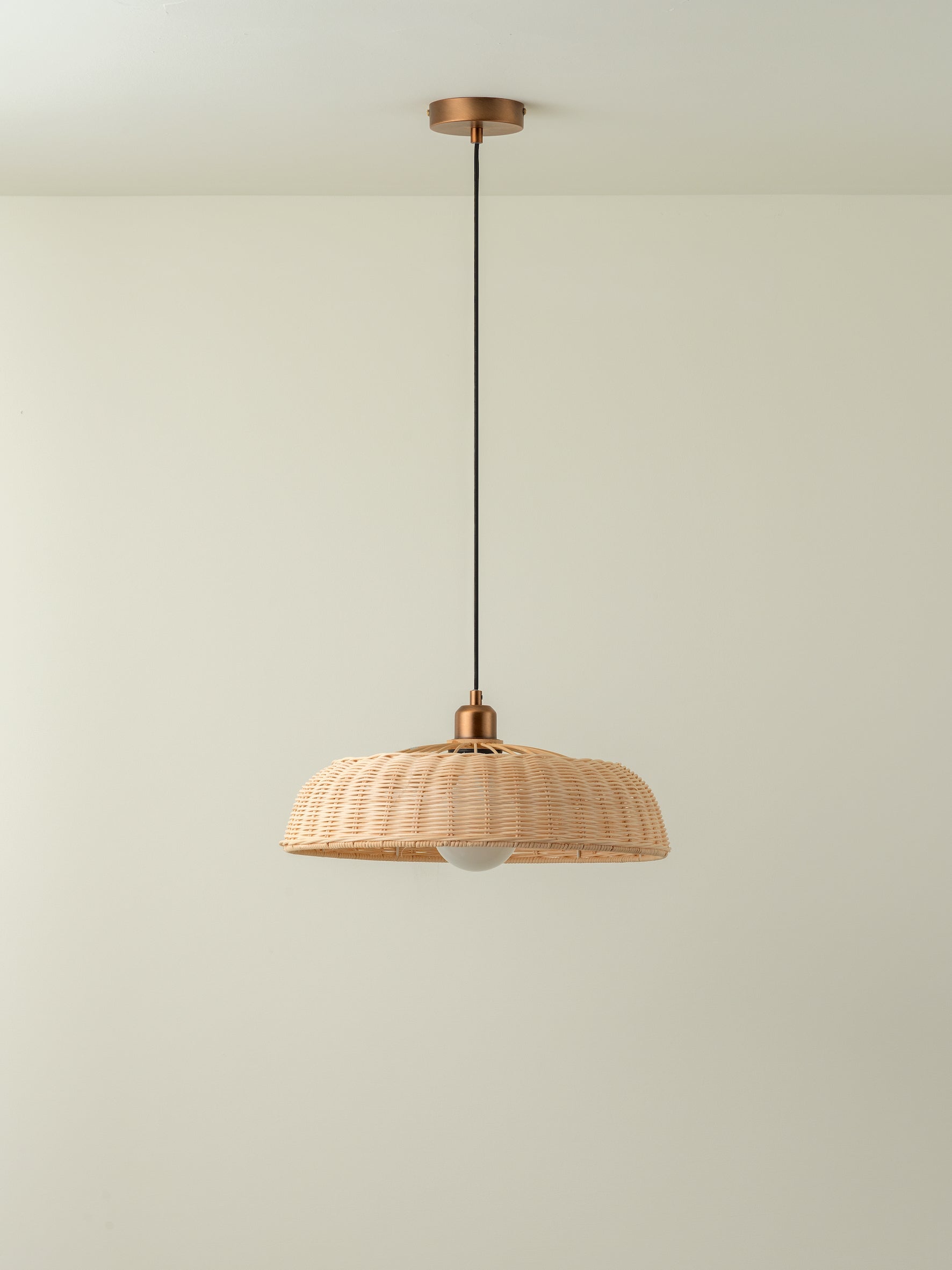 Capel - 1 light burnished brass drop cap lampholder kit | Ceiling Light | Lights & Lamps | UK | Modern Affordable Designer Lighting