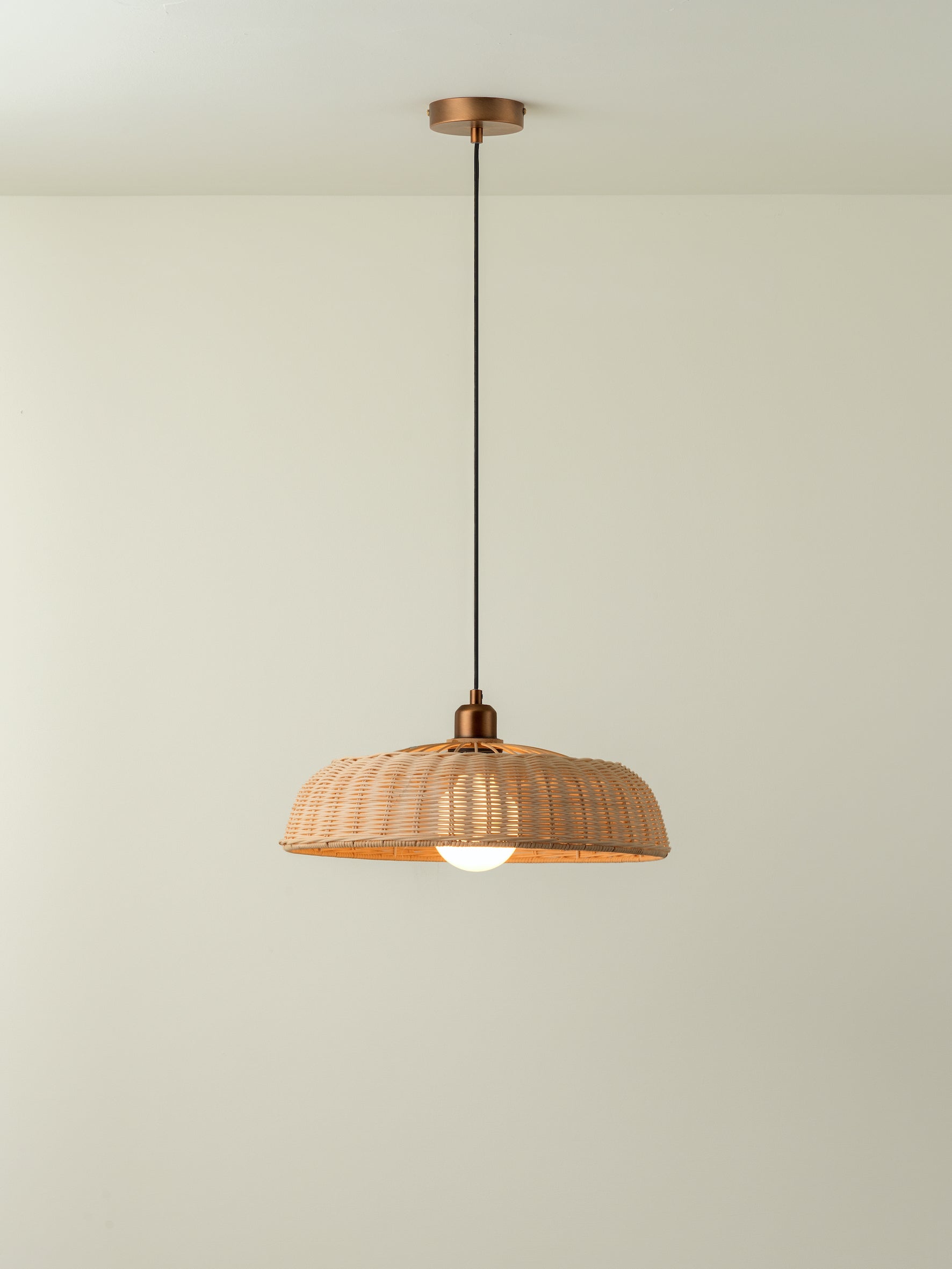 Capel - 1 light burnished brass drop cap lampholder kit | Ceiling Light | Lights & Lamps | UK | Modern Affordable Designer Lighting