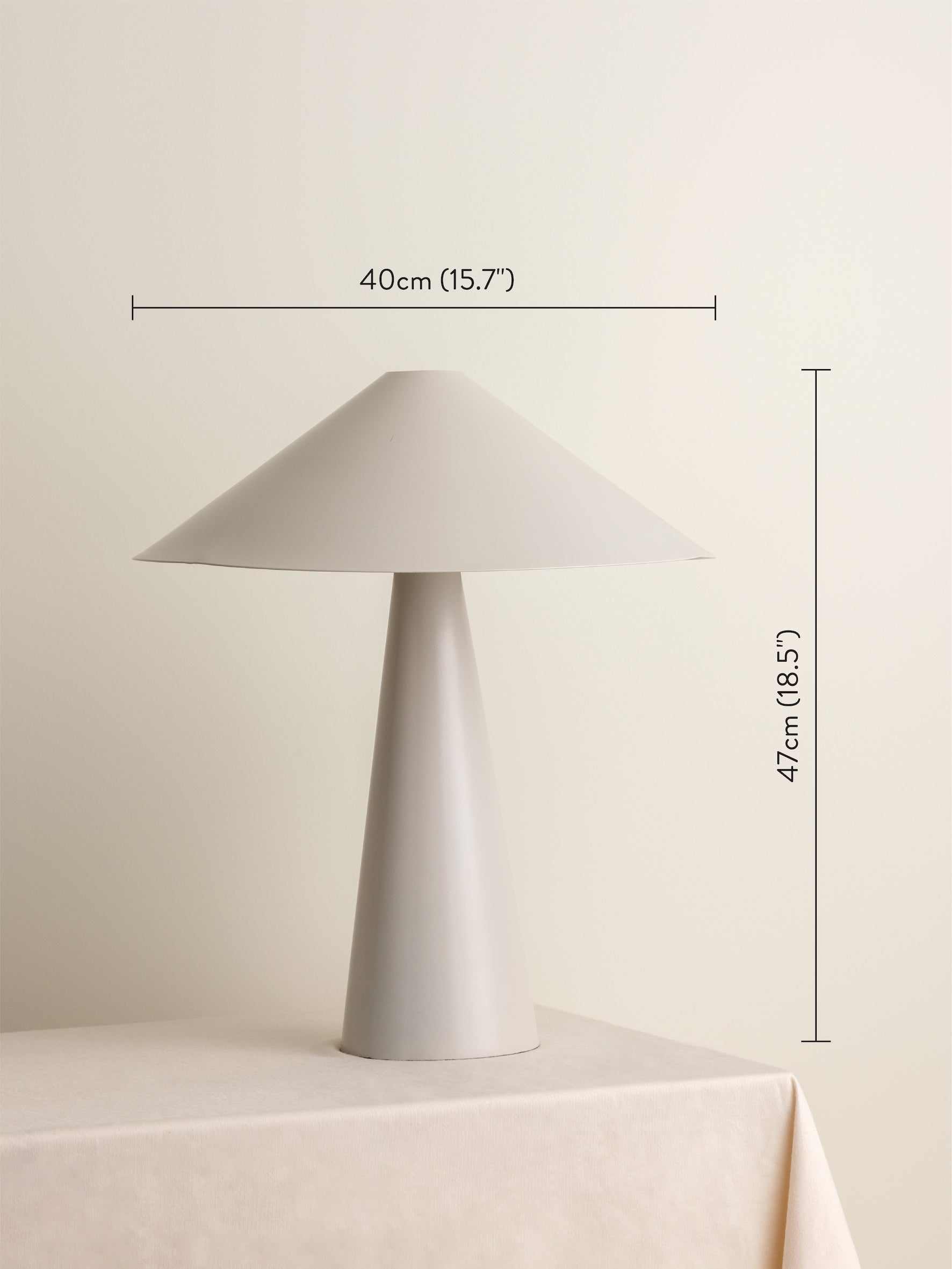 Orta - 1 light warm white cone table lamp | Table Lamp | Lights & Lamps | UK | Modern Affordable Designer Lighting