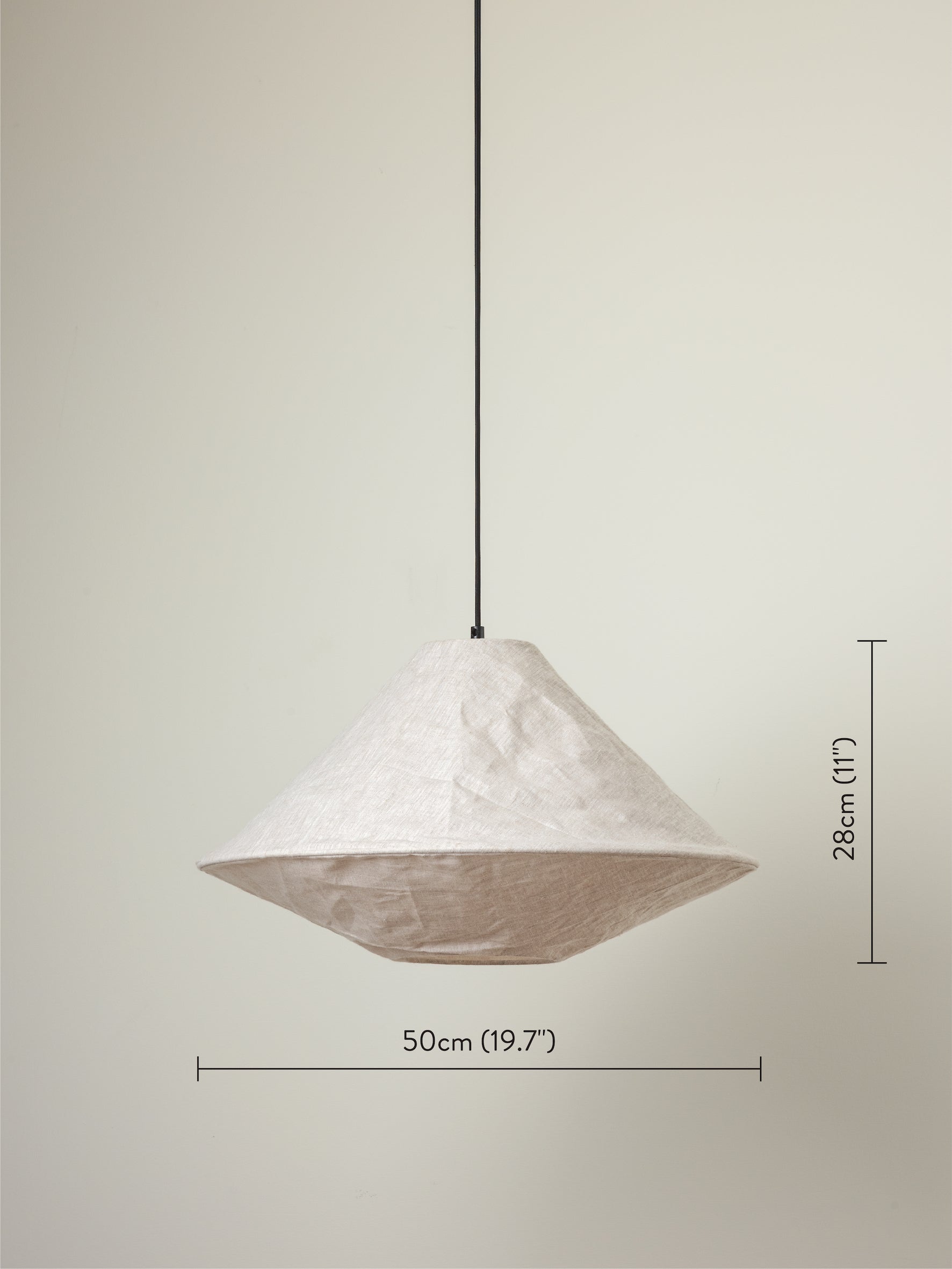 Siya - collapsible linen shade | Lamp shade | Lights & Lamps | UK | Modern Affordable Designer Lighting