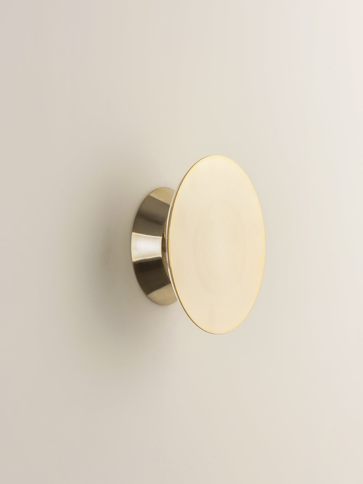 Santi - LED adjustable brass disc wall light | Wall Light | Lights & Lamps | UK