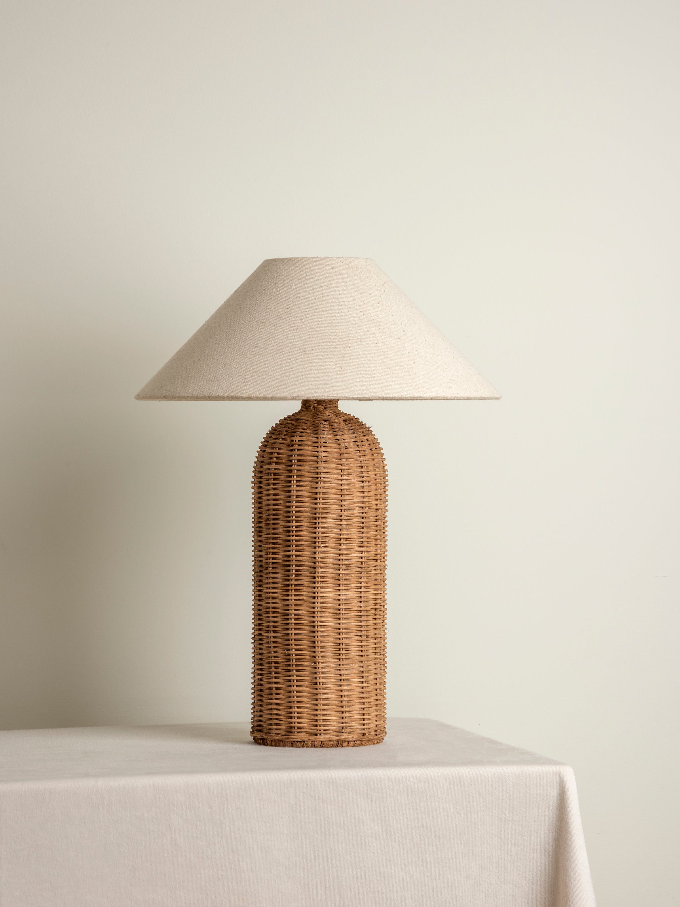 Ensia - tall rattan table lamp | Table Lamp | Lights & Lamps | UK | Modern Affordable Designer Lighting