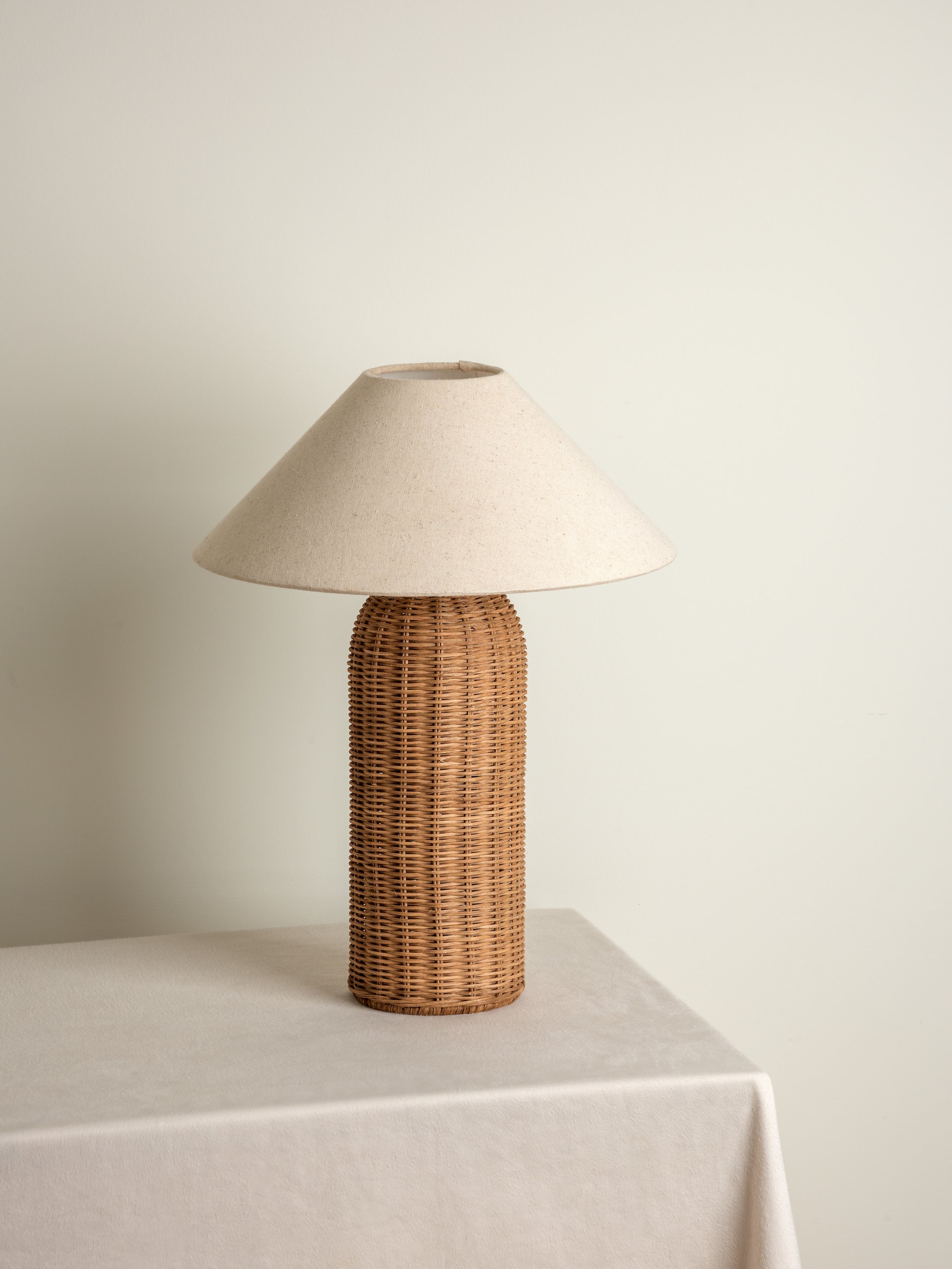 Ensia - tall rattan table lamp | Table Lamp | Lights & Lamps | UK | Modern Affordable Designer Lighting