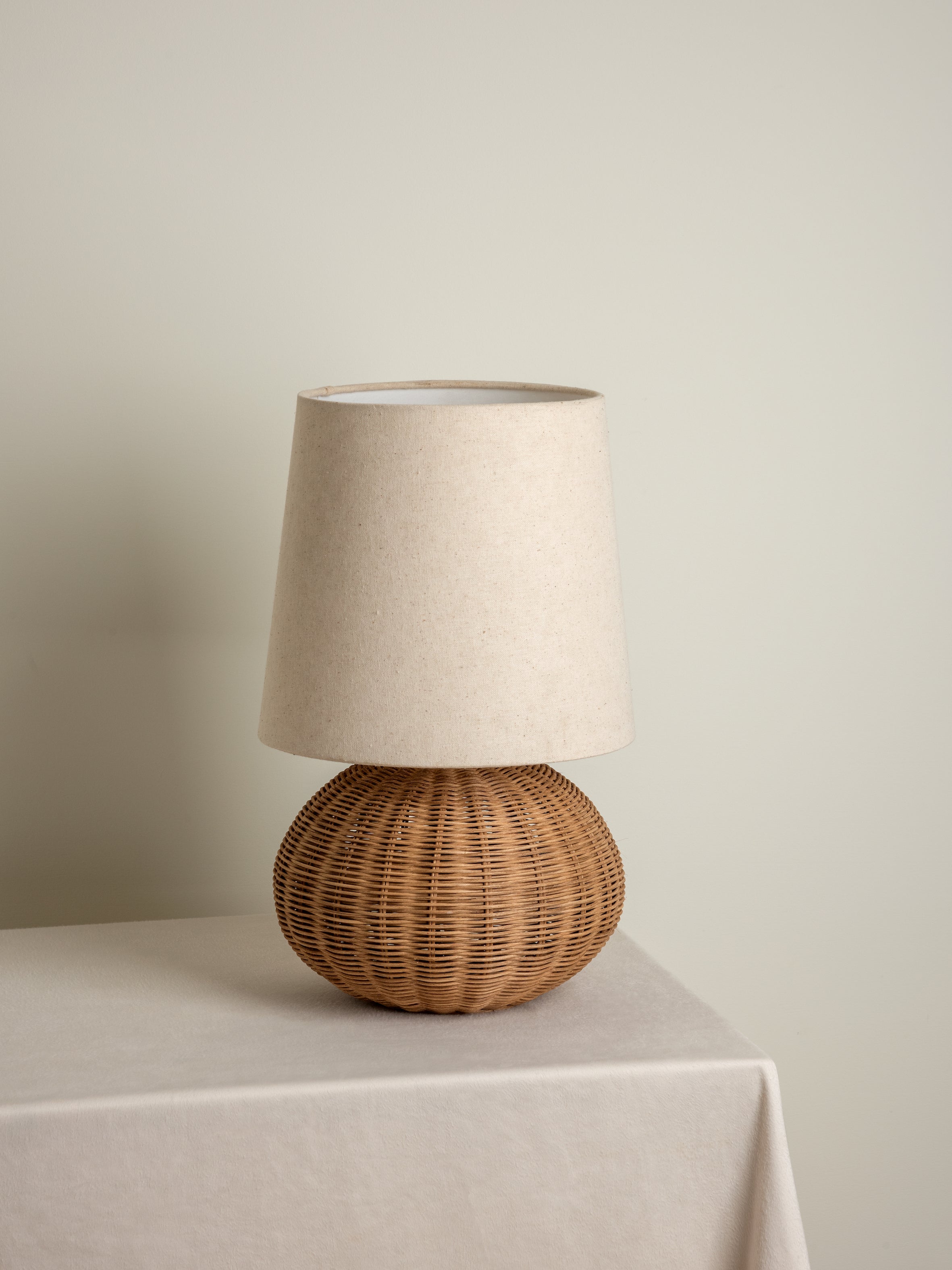 Sanvi - rattan globe table lamp | Table Lamp | Lights & Lamps | UK | Modern Affordable Designer Lighting