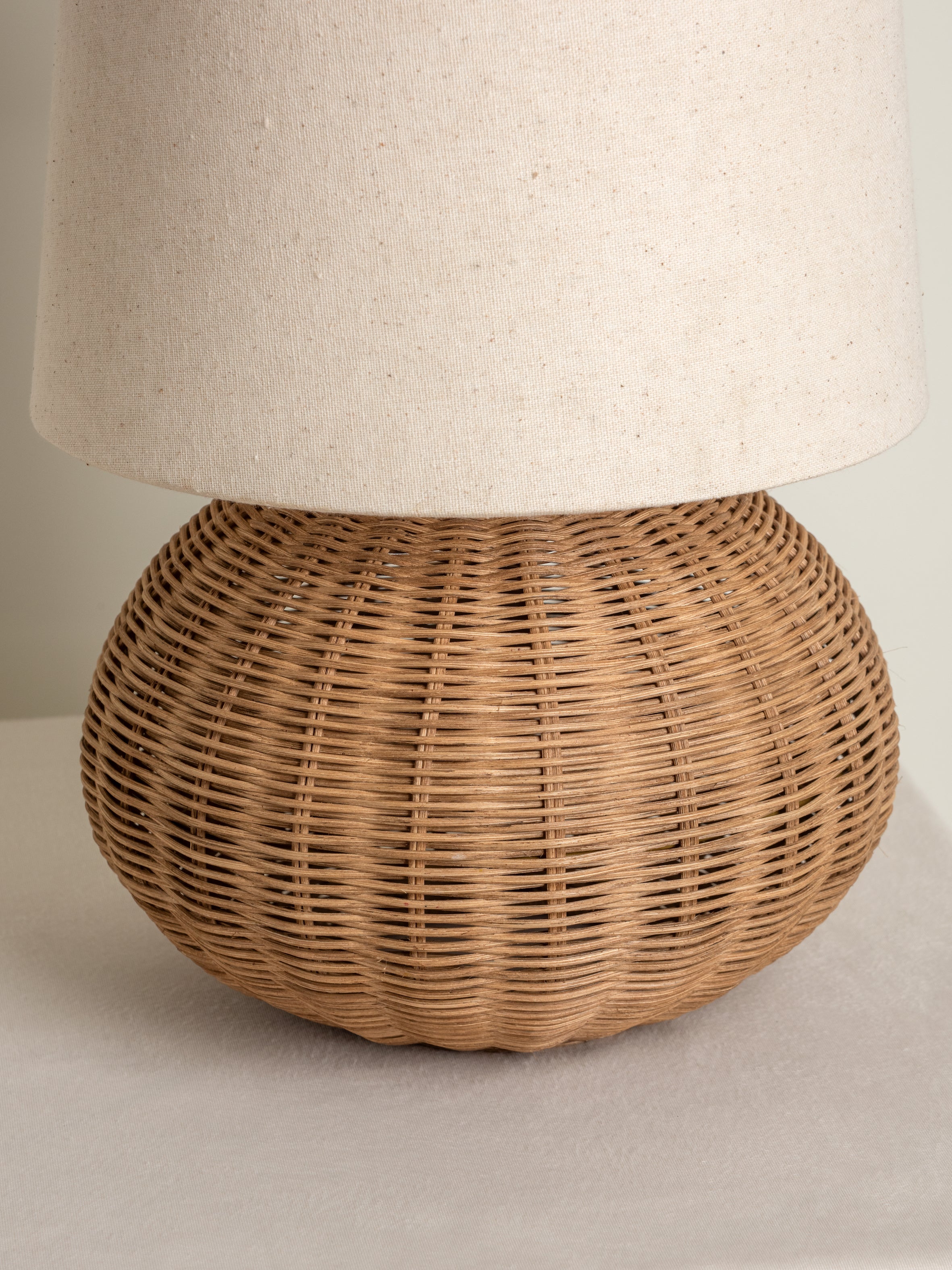 Sanvi - rattan globe table lamp | Table Lamp | Lights & Lamps | UK | Modern Affordable Designer Lighting