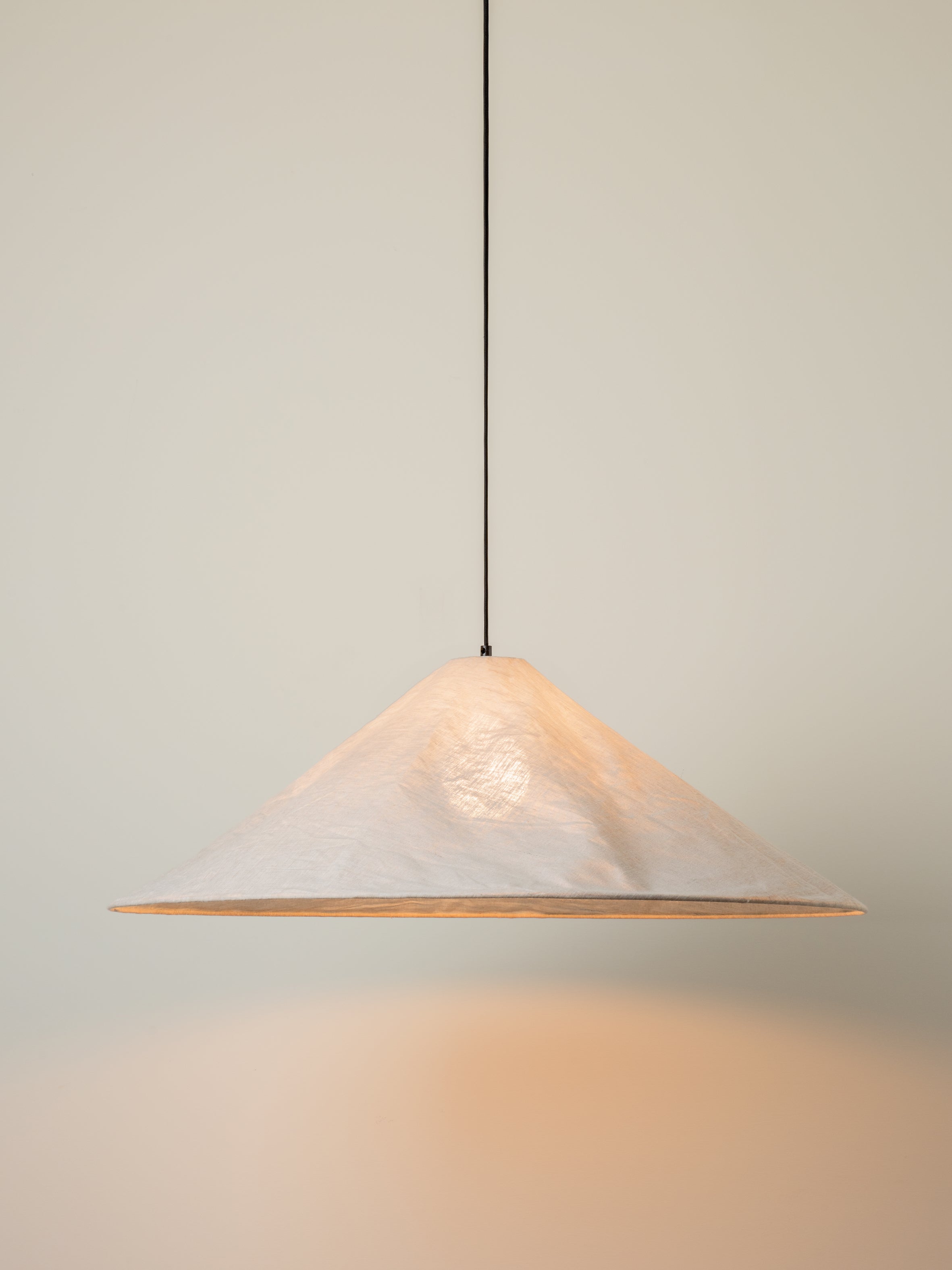 Siya - collapsible oversized linen shade | Lamp shade | Lights & Lamps | UK | Modern Affordable Designer Lighting