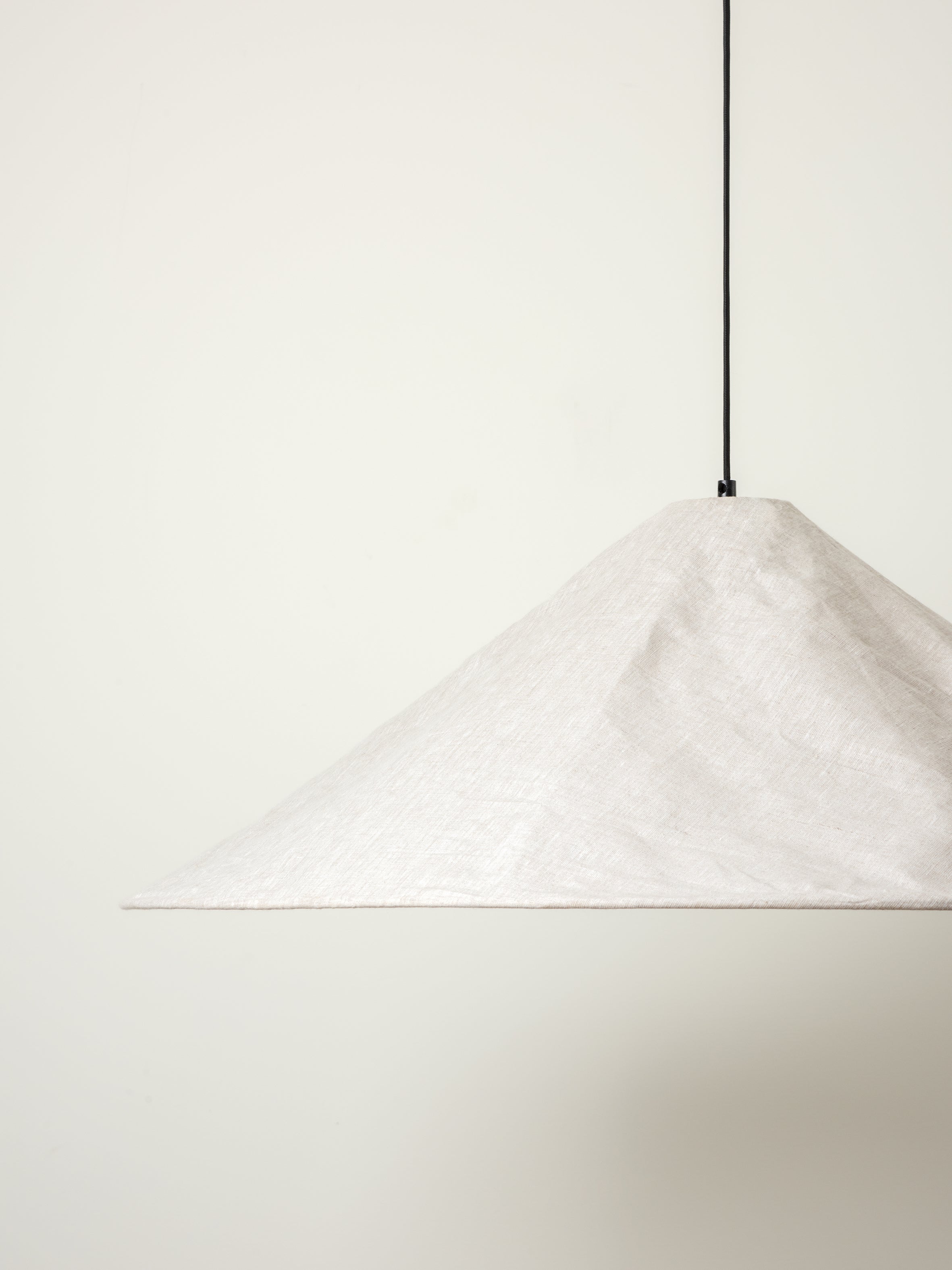 Siya - collapsible oversized linen shade | Lamp shade | Lights & Lamps | UK | Modern Affordable Designer Lighting