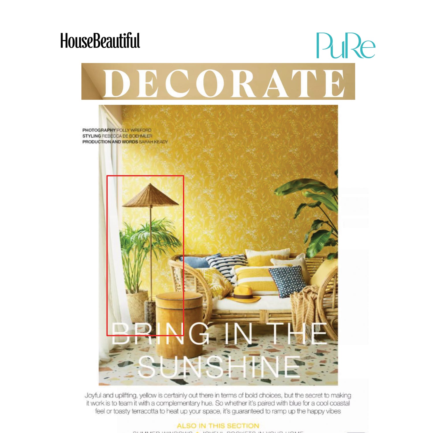 HouseBeautiful - bring in the sunshine