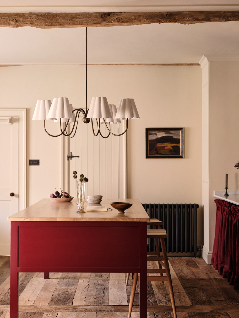 Aston aged brass chandelier | Chandelier | Lights & Lamps | UK | Modern Affordable Designer Lighting