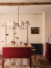 Aston aged brass chandelier | Chandelier | Lights & Lamps | UK | Modern Affordable Designer Lighting