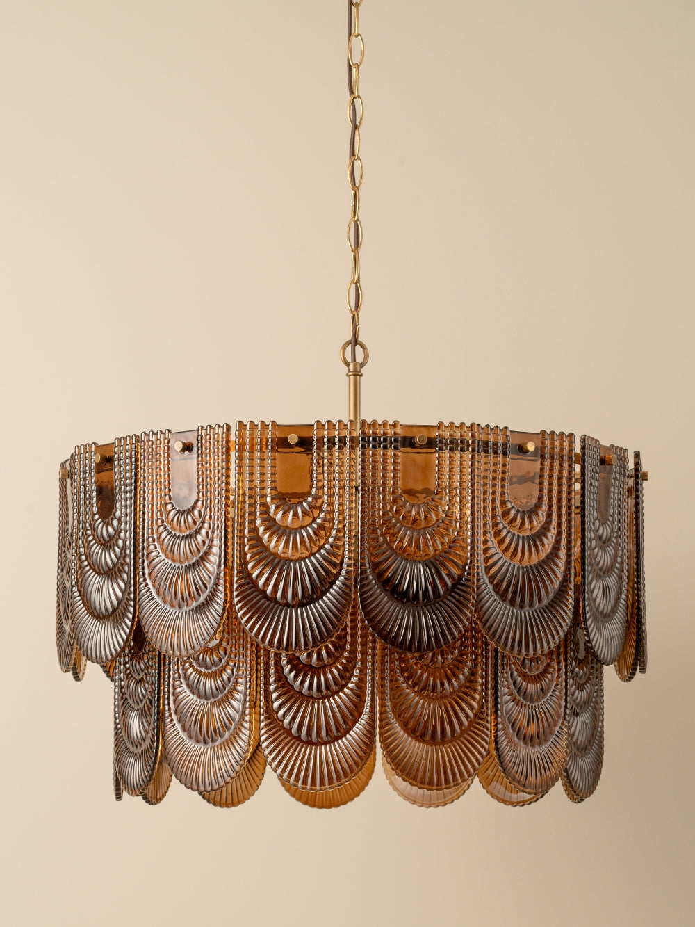 Selmes - smoked amber chandelier | Chandelier | Lights & Lamps | UK | Modern Affordable Designer Lighting