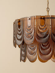 Selmes - smoked amber chandelier | Chandelier | Lights & Lamps | UK | Modern Affordable Designer Lighting