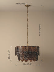 Selmes - smoked amber chandelier | Chandelier | Lights & Lamps | UK | Modern Affordable Designer Lighting