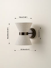 Renwick - linen and bronze wall light | Wall Light | lights&lamps | UK | Modern Affordable Designer Lighting
