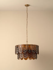Selmes - smoked amber chandelier | Chandelier | Lights & Lamps | UK | Modern Affordable Designer Lighting