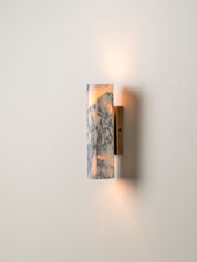 Calla - 2 light Calacatta marble and aged brass wall light | Wall Light | lights&lamps | UK | Modern Affordable Designer Lighting