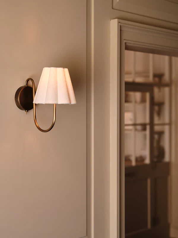 Aston aged brass wall light | Wall Light | lights&lamps | UK | Modern Affordable Designer Lighting