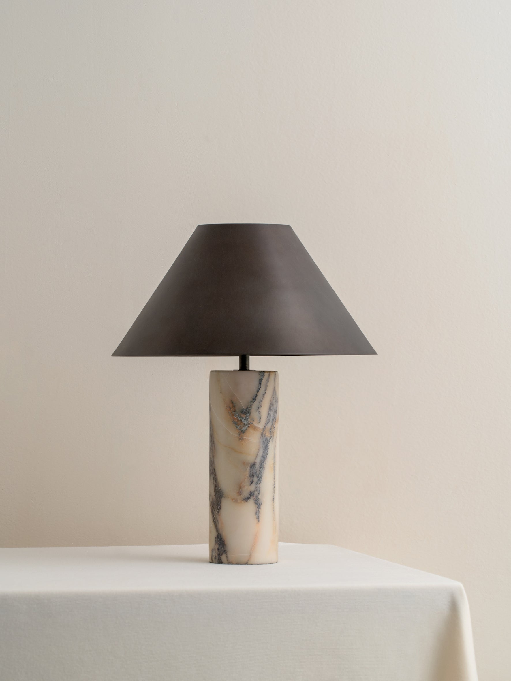 Cline - calacatta viola marble and bronze table lamp | Table Lamp | Lights & Lamps | UK | Modern Affordable Designer Lighting