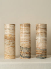 Barola - white Onyx cylinder table lamp | Table Lamp | lights&lamps | UK | Modern Affordable Designer Lighting