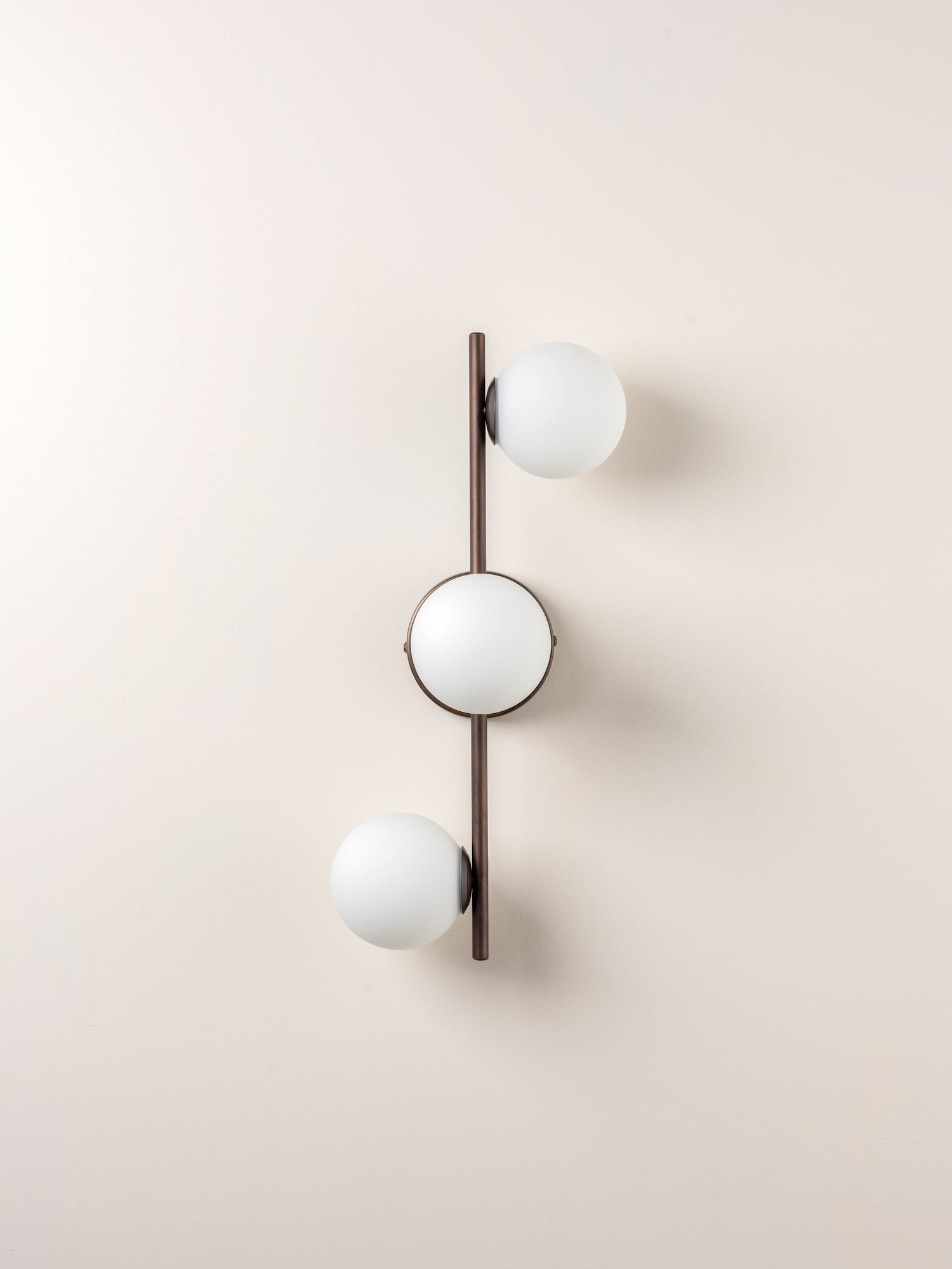 Coro - 3 light bronze and opal ceiling / wall | Ceiling Light | Lights & Lamps | UK | Modern Affordable Designer Lighting